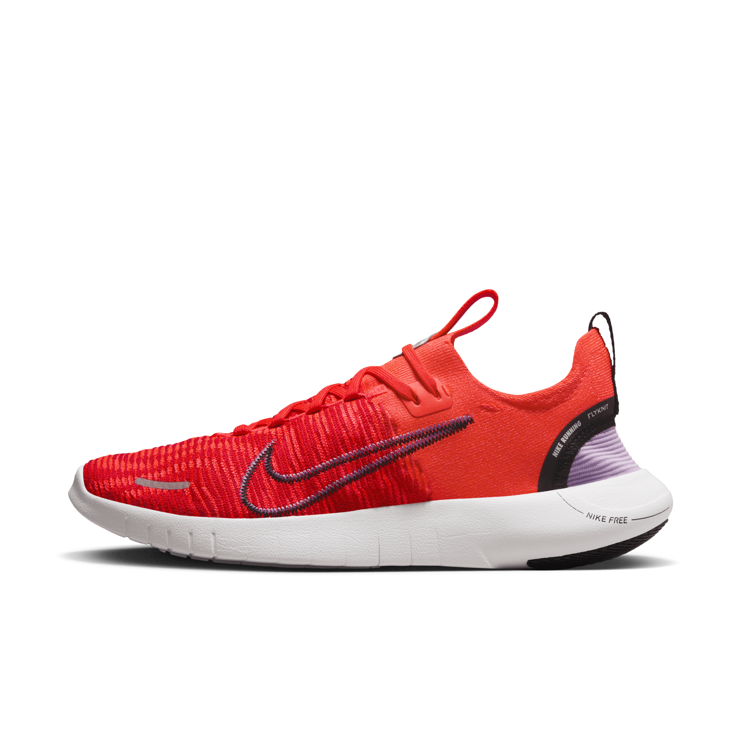Nike Free RN NN-løbesko til vej til kvinder - rød