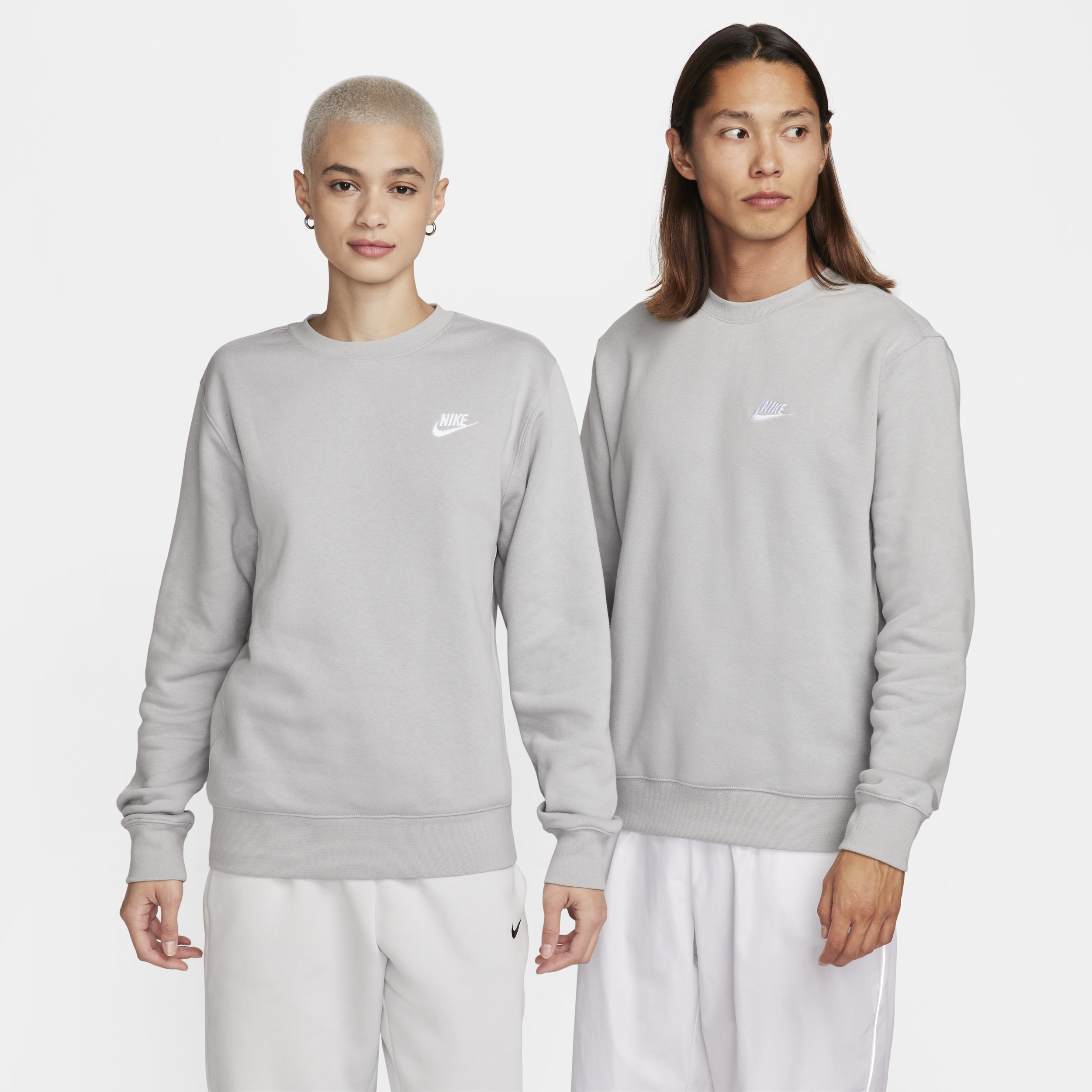 Nike Sportswear Club Fleece-crewtrøje til mænd - grå