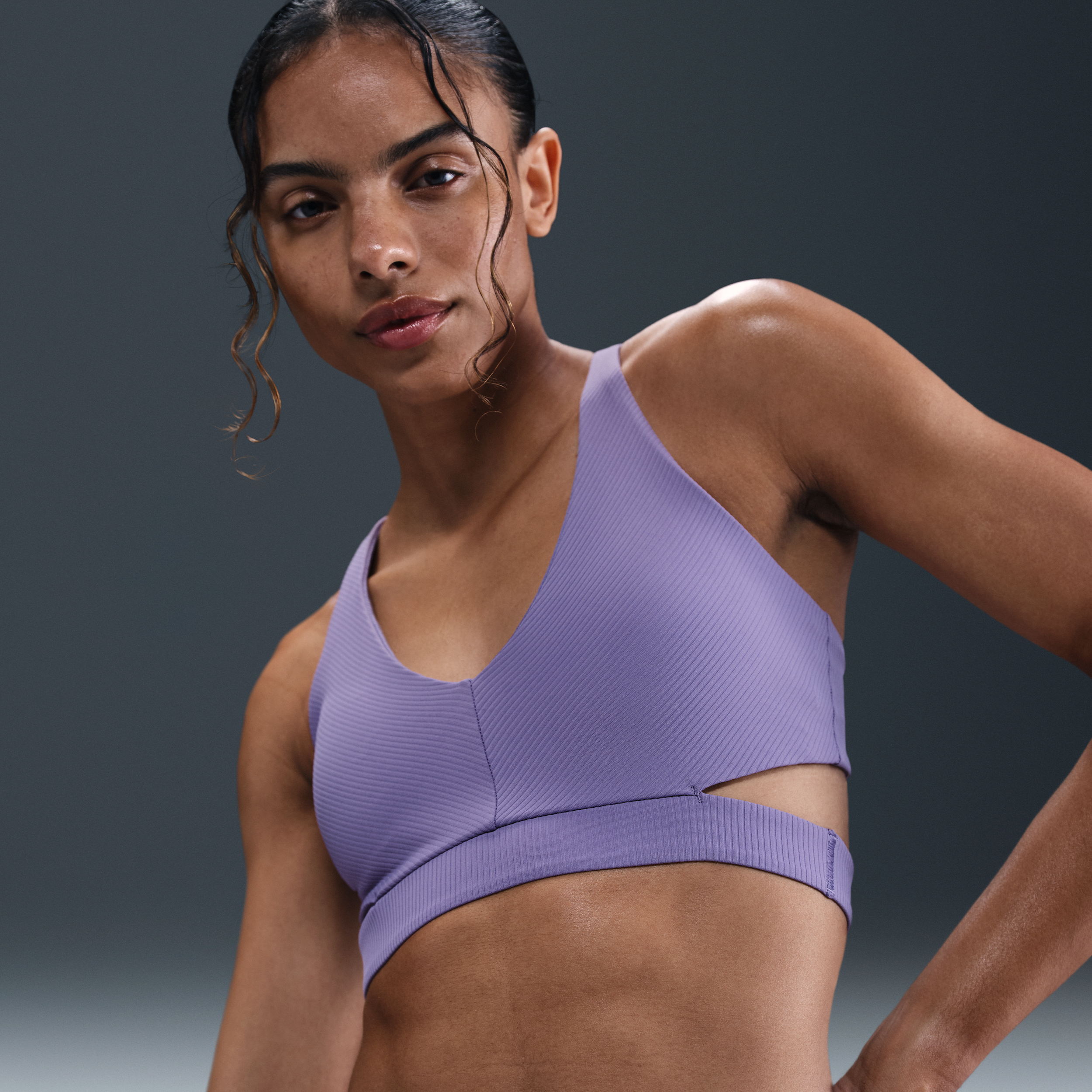 【ナイキ(NIKE)公式ストア】ナイキ ゼンビー リブ ウィメンズ ライトサポート パッディド スポーツブラ HF5379-527 パープル 【ナイキ(NIKE)公式ストア】ナイキ ゼンビー リブ ウィメンズ ライトサポート パッディド スポーツブラ HF5379-527 パープル