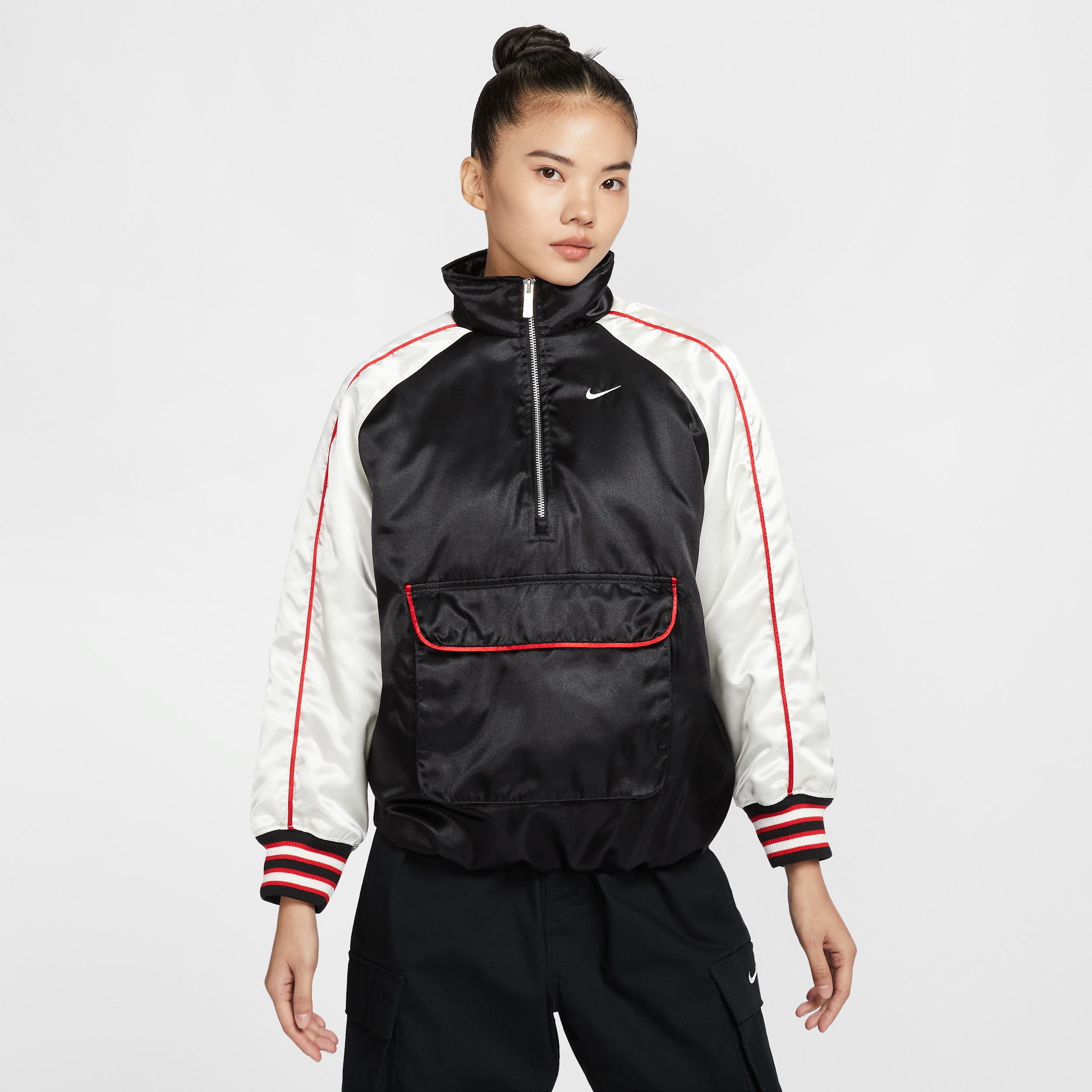 【ナイキ(NIKE)公式ストア】ナイキ スポーツウェア ウィメンズ オーバーサイズド ジャケット HF9436-010 ブラック 【ナイキ(NIKE)公式ストア】ナイキ スポーツウェア ウィメンズ オーバーサイズド ジャケット HF9436-010 ブラック