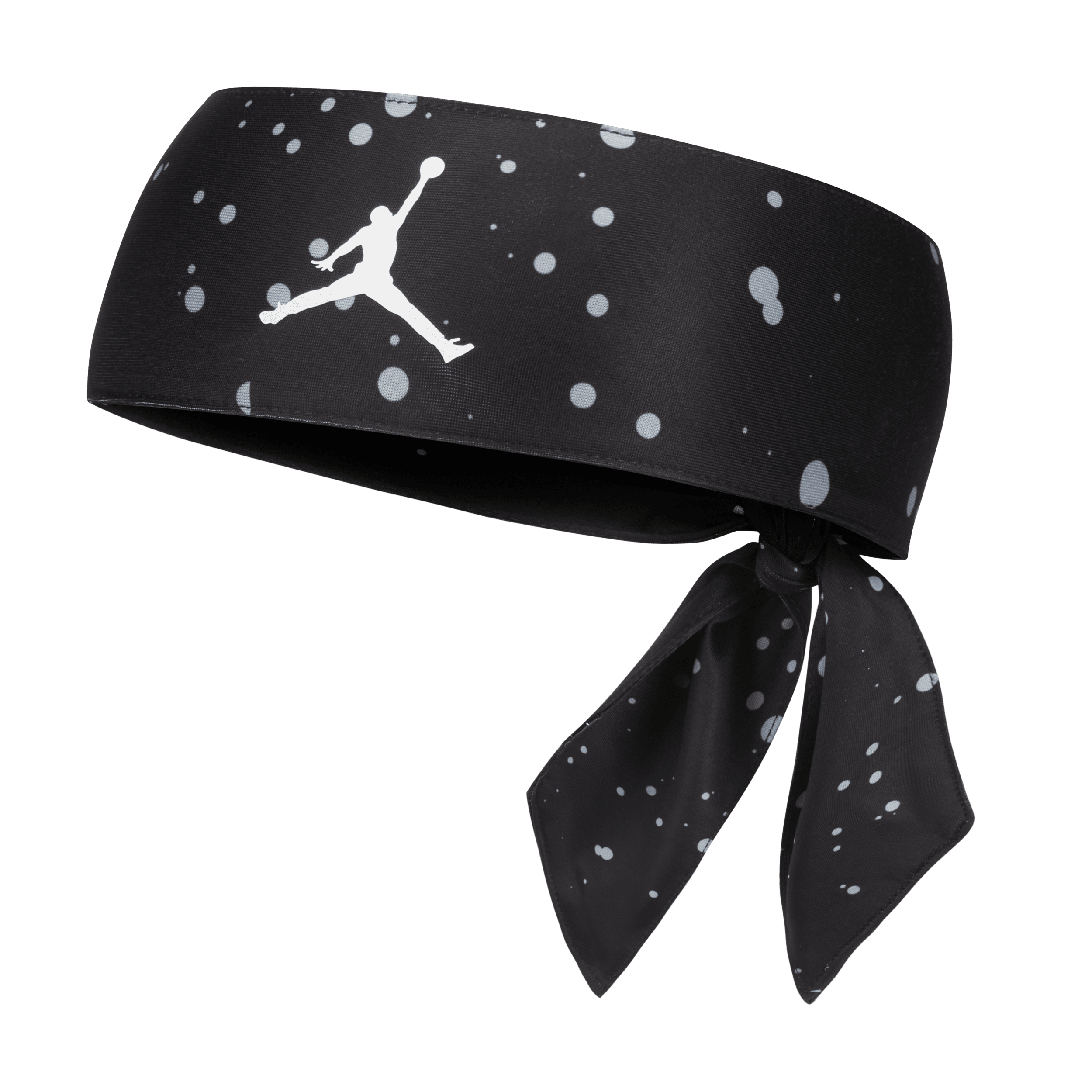 Jordan Jumpman-pandebånd med print - sort