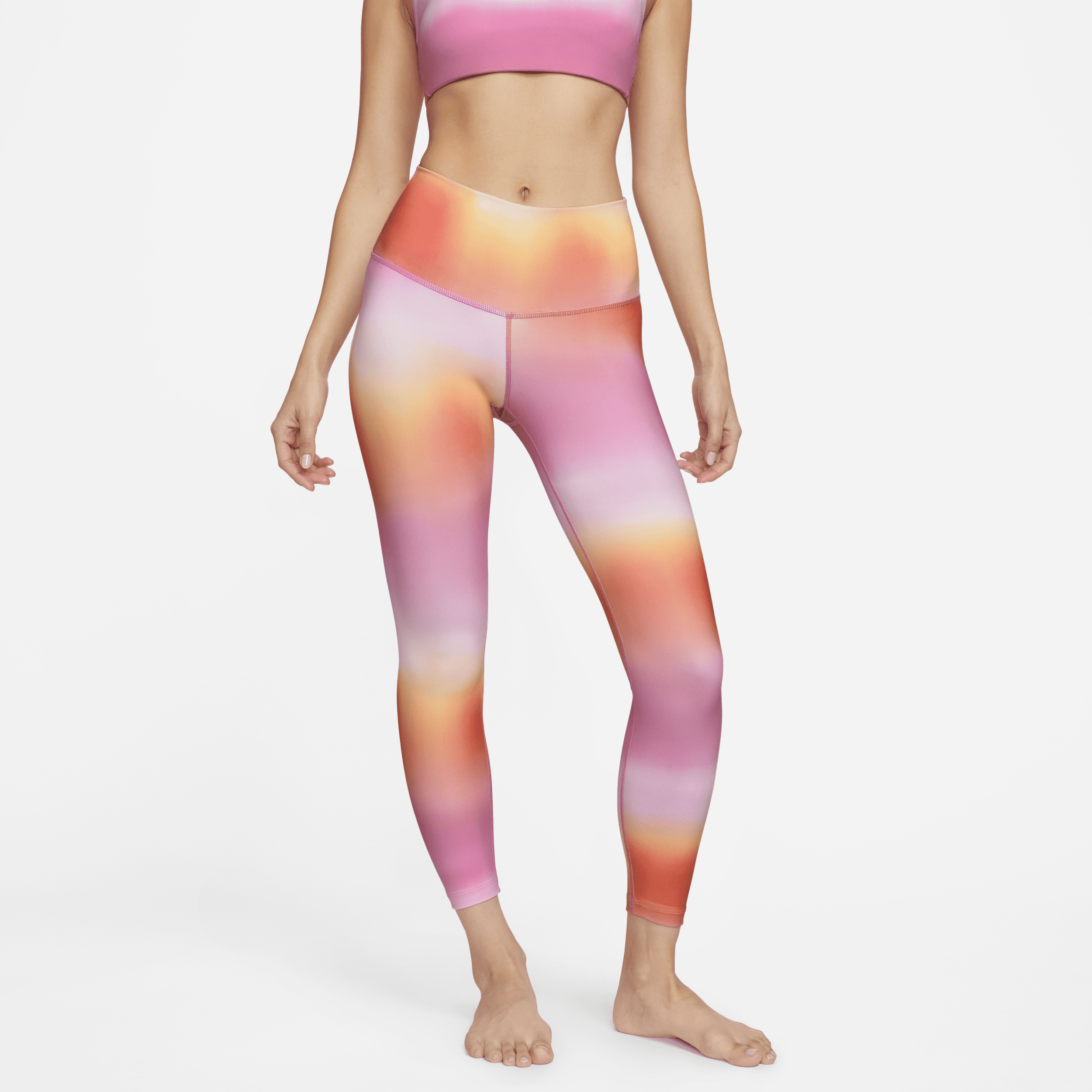 【ナイキ(NIKE)公式ストア】ナイキ ヨガ ウィメンズ ハイウエスト 7/8 レギンス DV9162-665 ピンク 【ナイキ(NIKE)公式ストア】ナイキ ヨガ ウィメンズ ハイウエスト 7/8 レギンス DV9162-665 ピンク