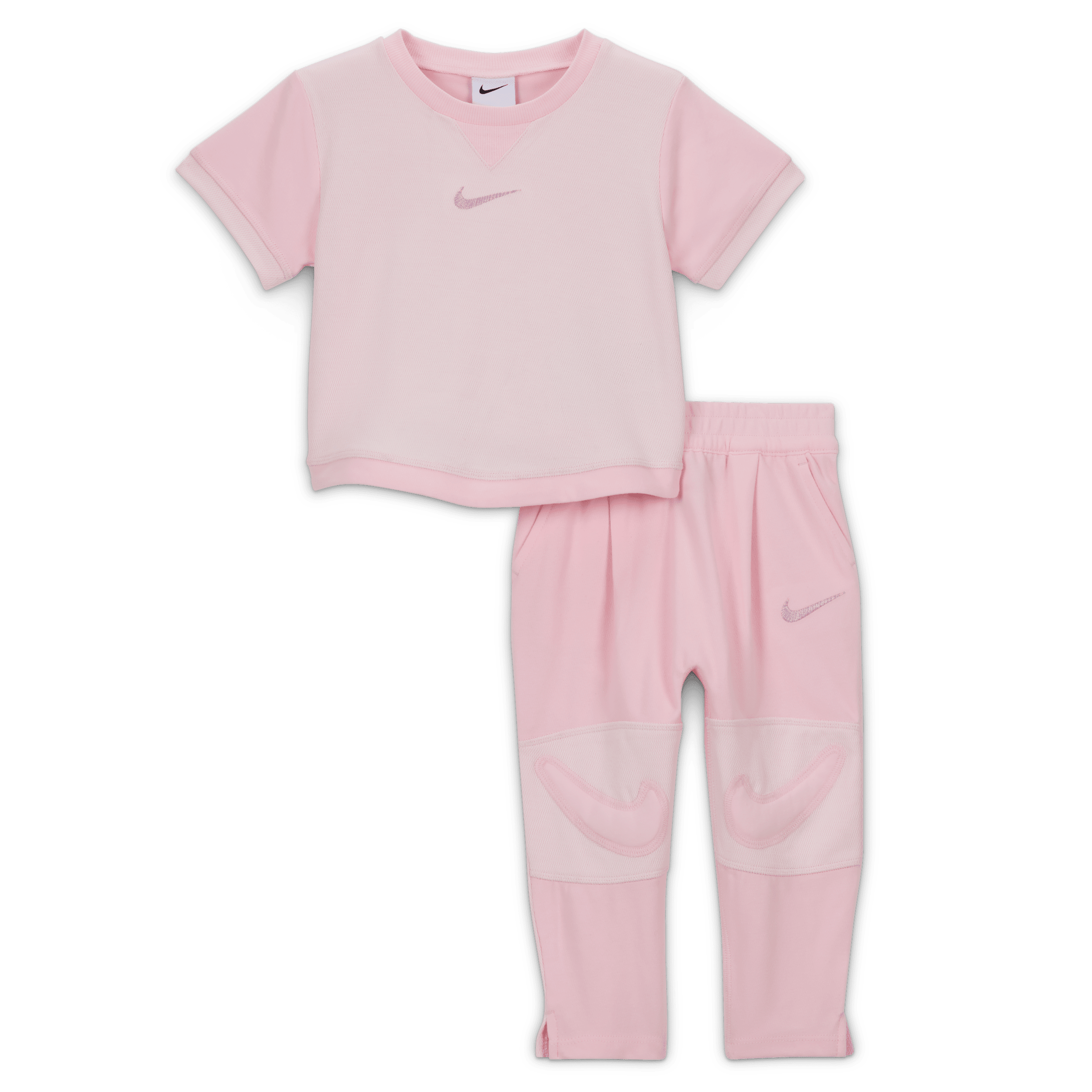 【ナイキ(NIKE)公式ストア】ナイキ レディー、セット! ベビー Tシャツ アンド ジョガーパンツ セットアップ IB8366-663 ピンク 【ナイキ(NIKE)公式ストア】ナイキ レディー、セット! ベビー Tシャツ アンド ジョガーパンツ セットアップ IB8366-663 ピンク
