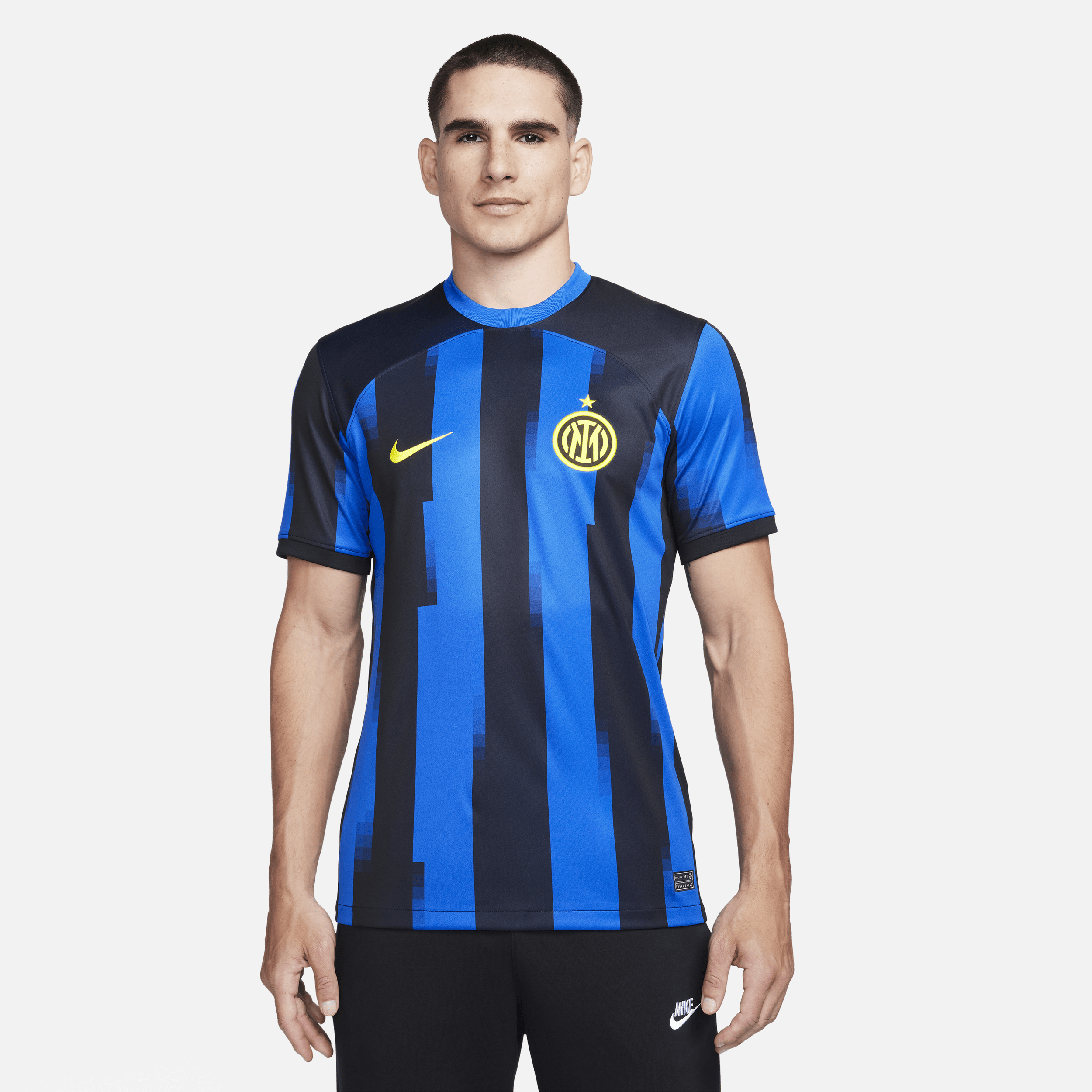 Inter Milan 2023/24 Stadium Home-Nike Dri-FIT fodboldtrøje til mænd - blå