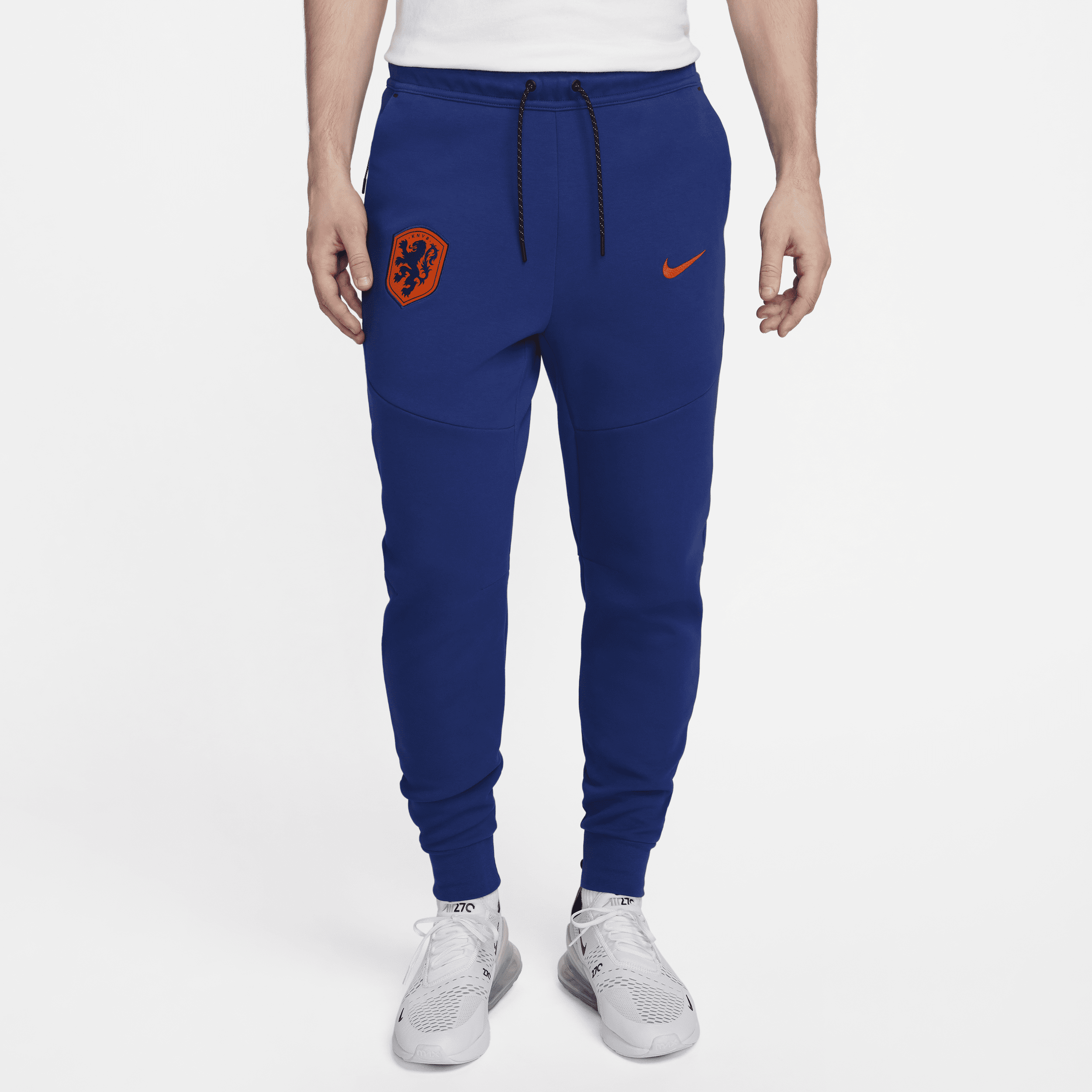 Pantaloni jogger da calcio Nike Olanda Tech Fleece – Uomo - Blu