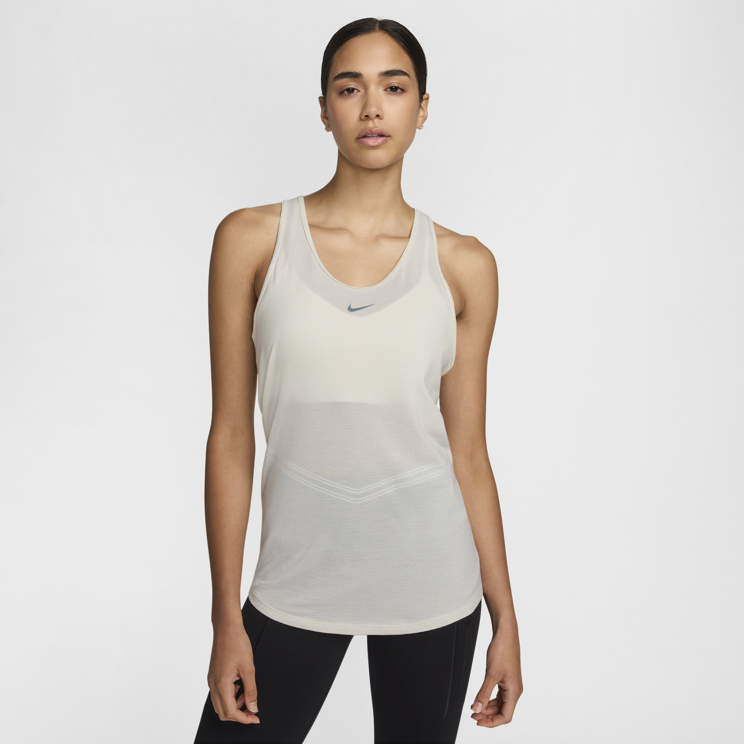 Nike Swift Camiseta de tirantes de running Dri-FIT Wool - Mujer - Blanco