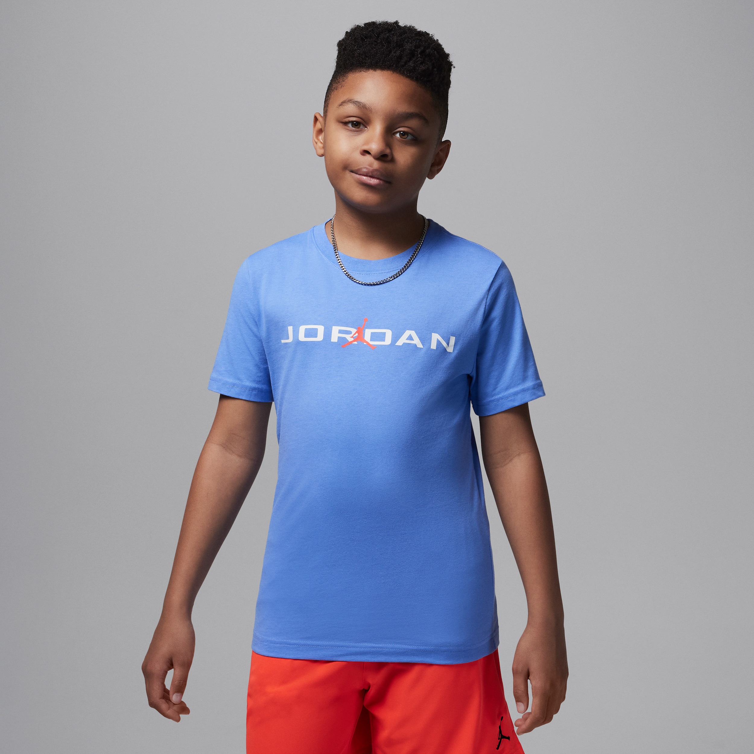 【ナイキ(NIKE)公式ストア】ジョーダン ジュニア エア ストレッチ Tシャツ IF3729-494 ブルー 【ナイキ(NIKE)公式ストア】ジョーダン ジュニア エア ストレッチ Tシャツ IF3729-494 ブルー