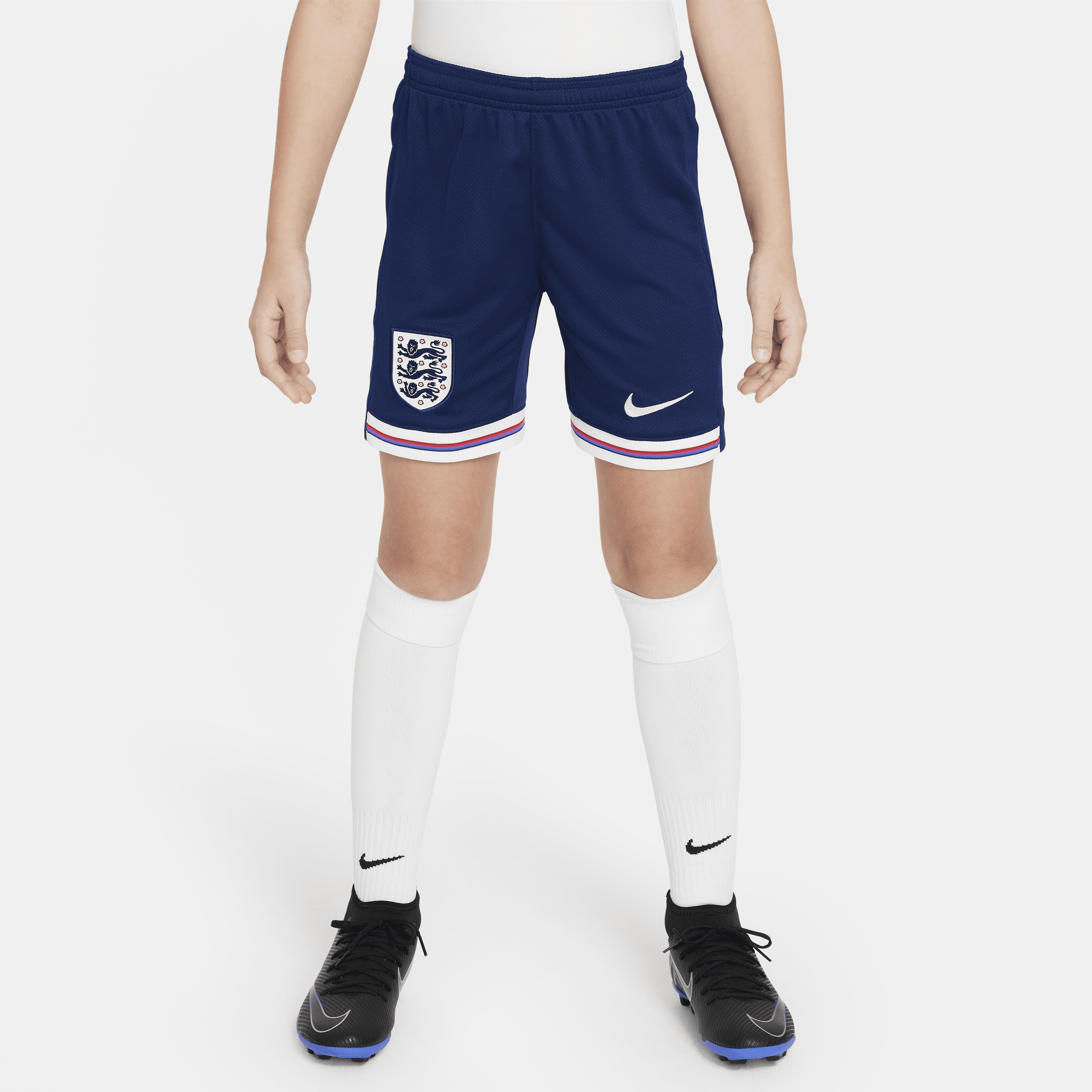 Primera equipación Stadium Inglaterra 2024 Pantalón corto de fútbol tipo réplica Nike Dri-FIT - Niño/a - Azul