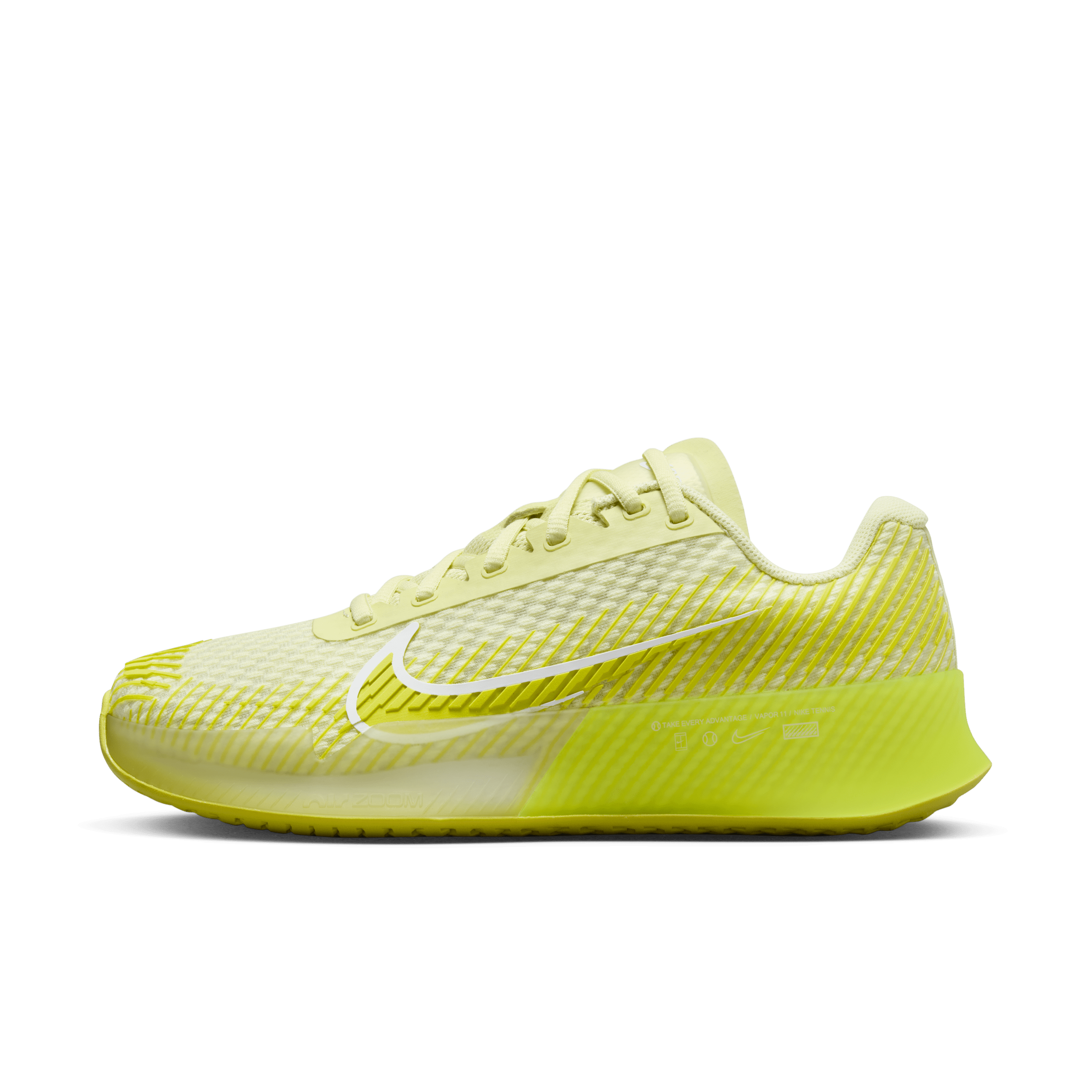 NikeCourt Air Zoom Vapor 11 hardcourt tennisschoenen voor dames - Groen
