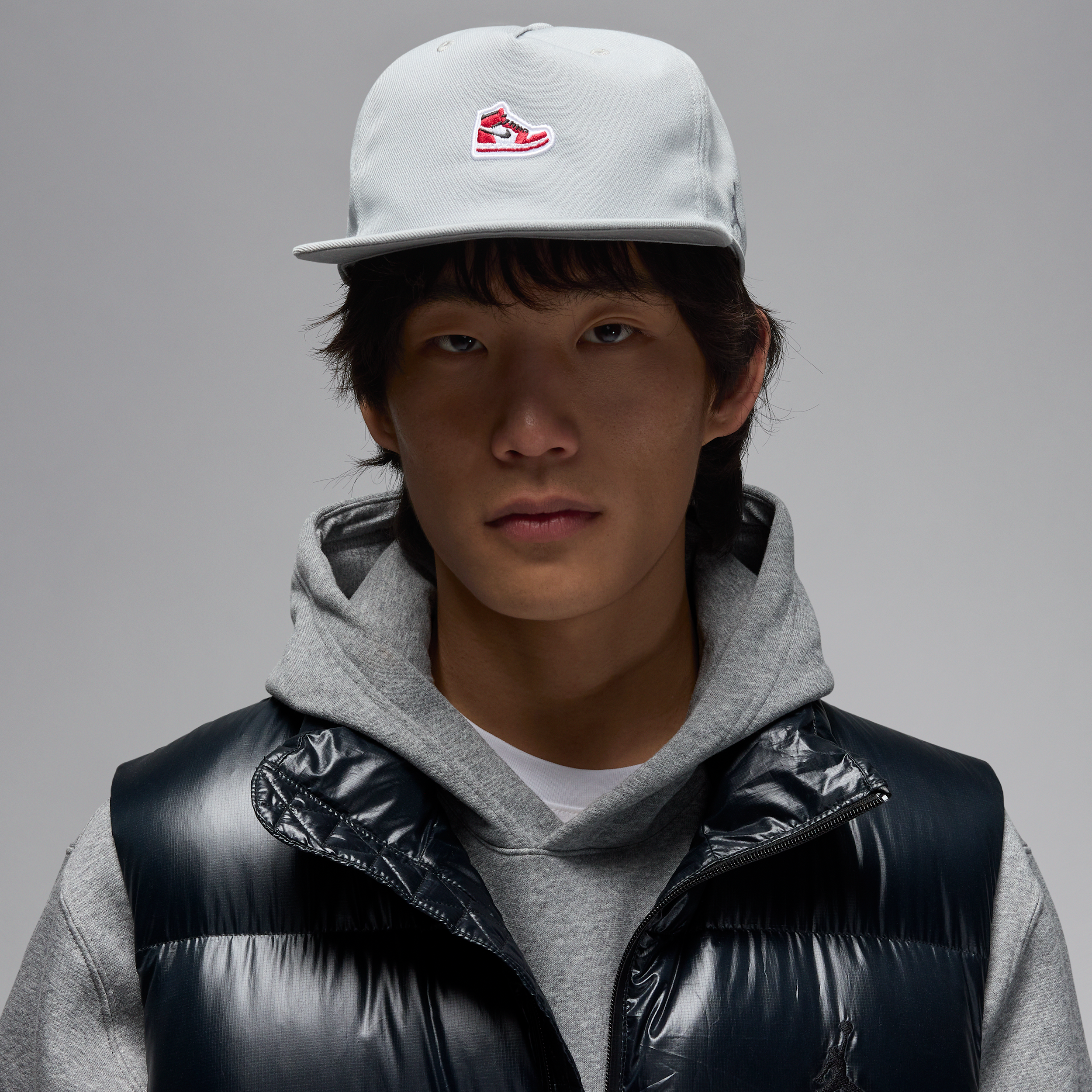 Jordan Pro Gorra con estructura - Gris