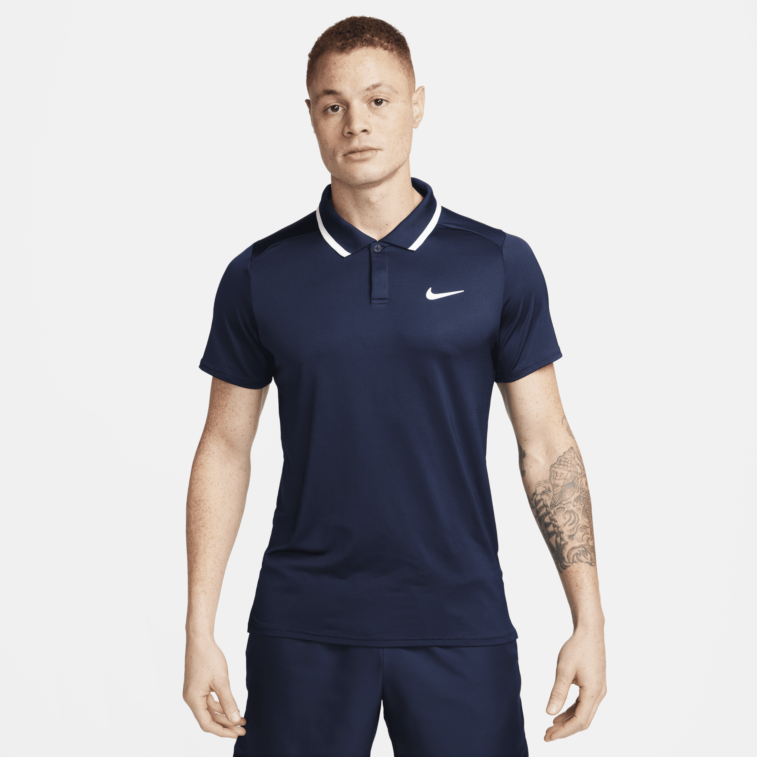 NikeCourt Advantage Polo de tenis Dri-FIT - Hombre - Azul