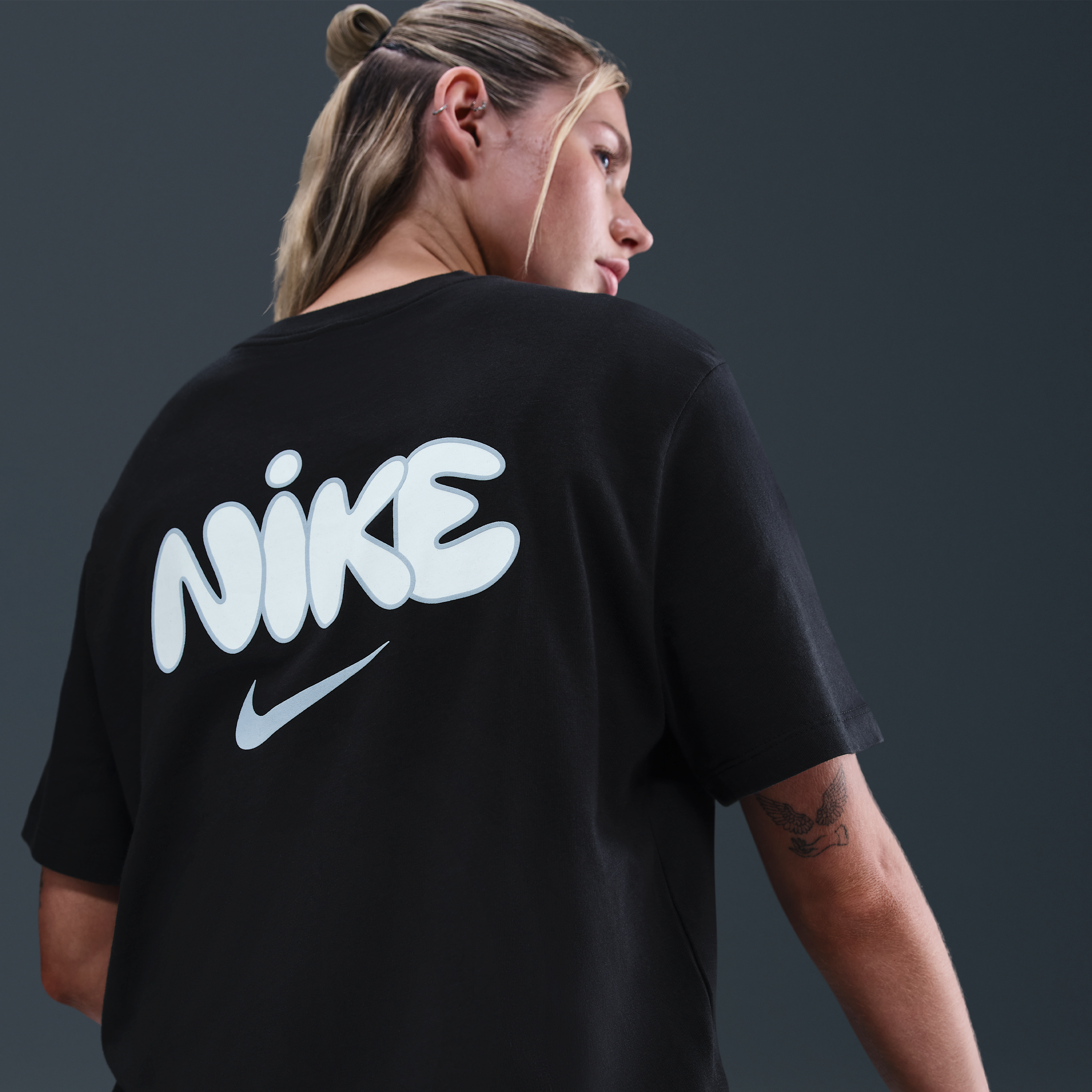 Nike Sportswear Women's T-Shirt - Black | IQ1428-010 | FOOTY.COM