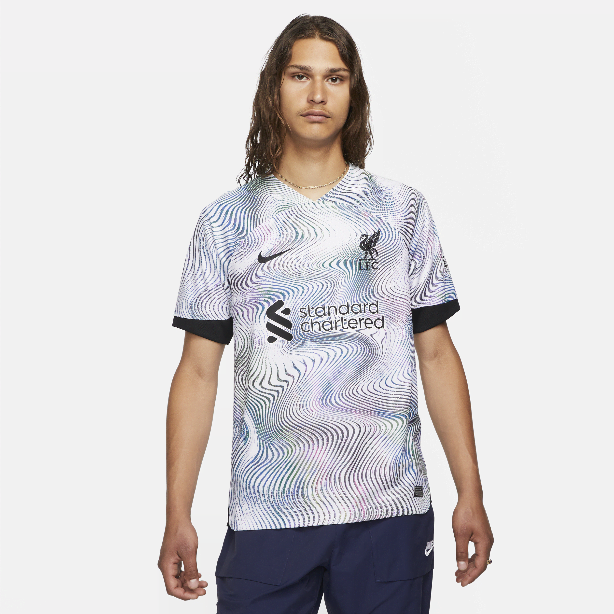 Segunda equipación Stadium Liverpool FC 2022/23 Camiseta de fútbol Nike Dri-FIT - Hombre - Blanco