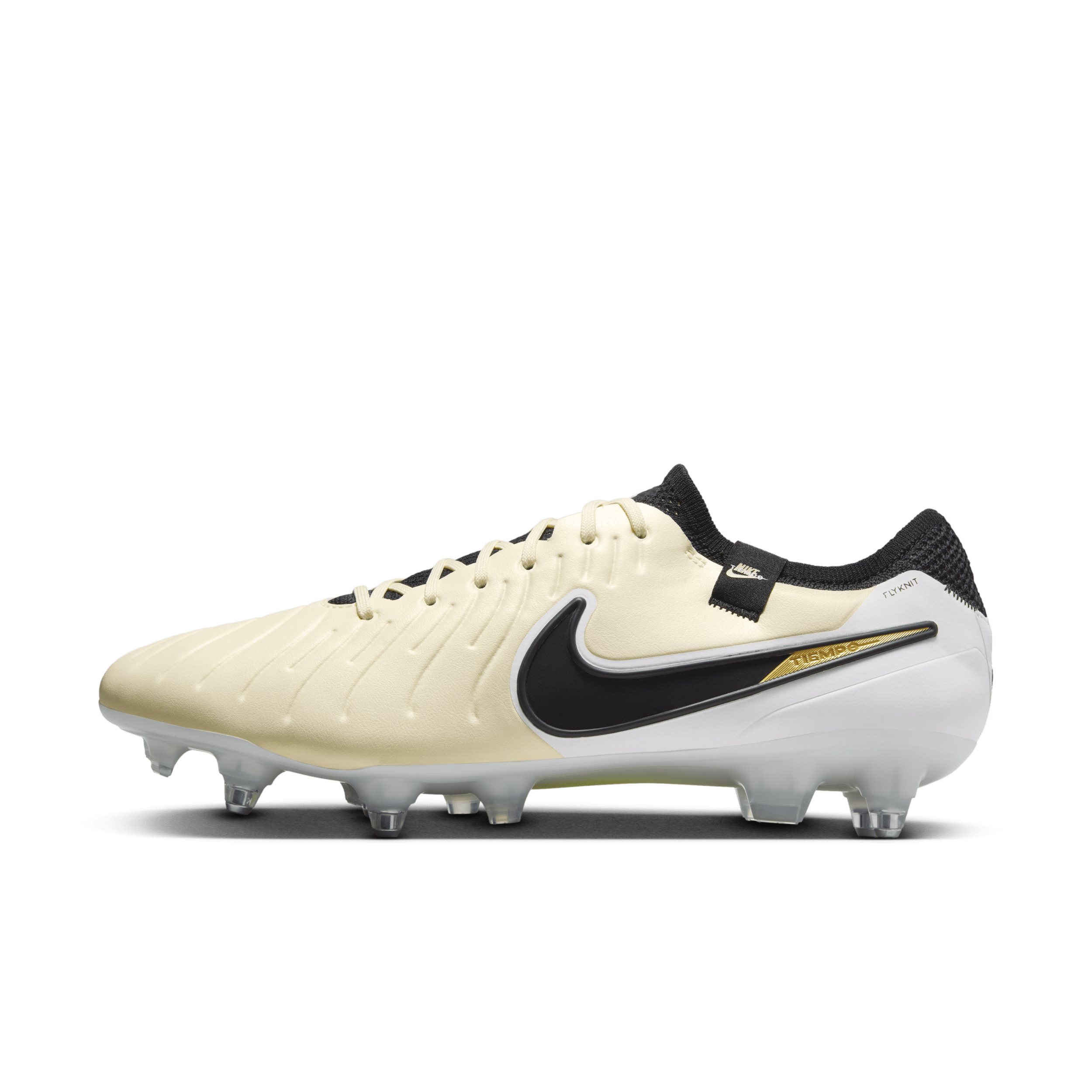 Nike Tiempo Legend 10 Elite Botas de fútbol de perfil bajo para terreno blando - Amarillo