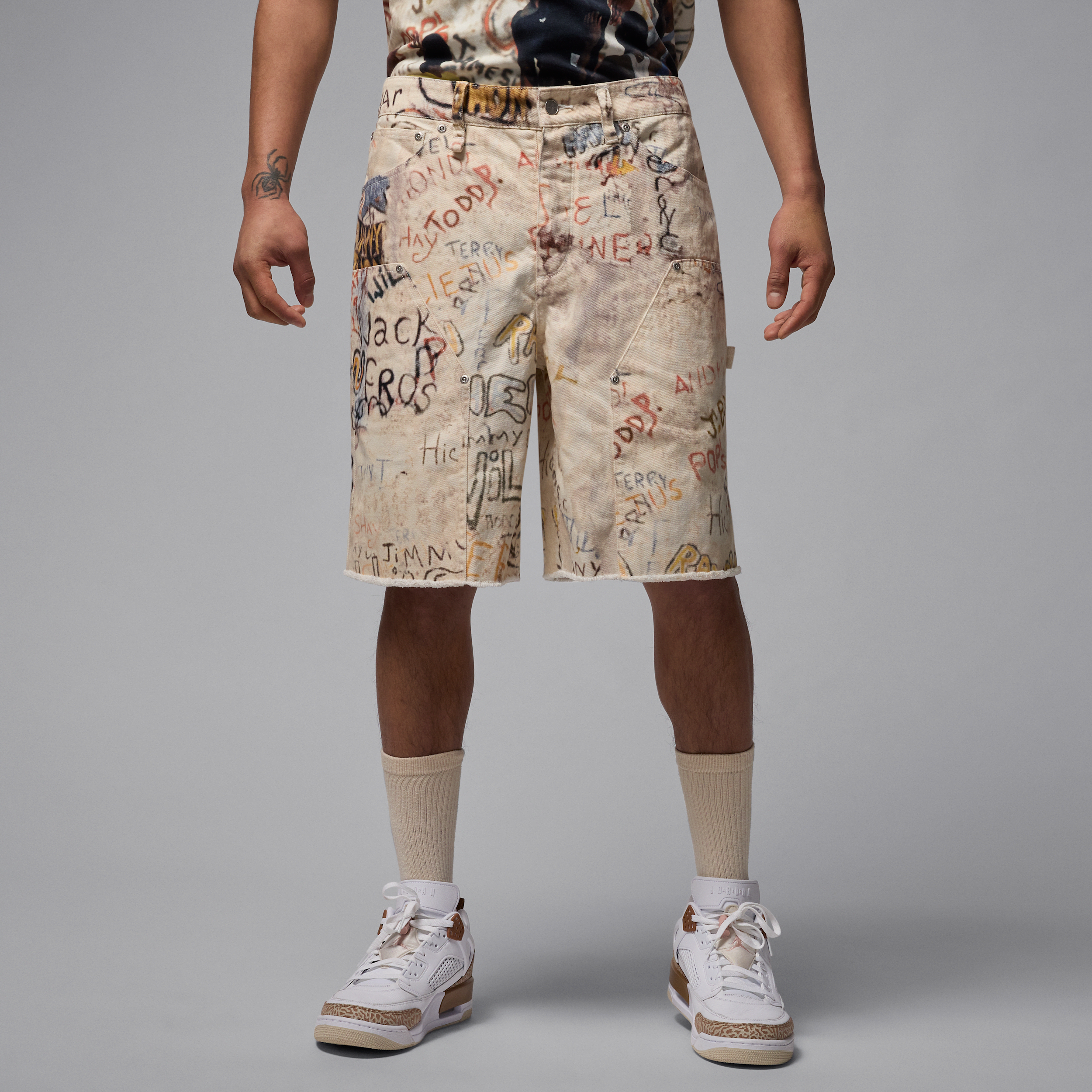 【ナイキ(NIKE)公式ストア】エア ジョーダン メンズ プリント ショートパンツ HF9345-133 ホワイト 【ナイキ(NIKE)公式ストア】エア ジョーダン メンズ プリント ショートパンツ HF9345-133 ホワイト