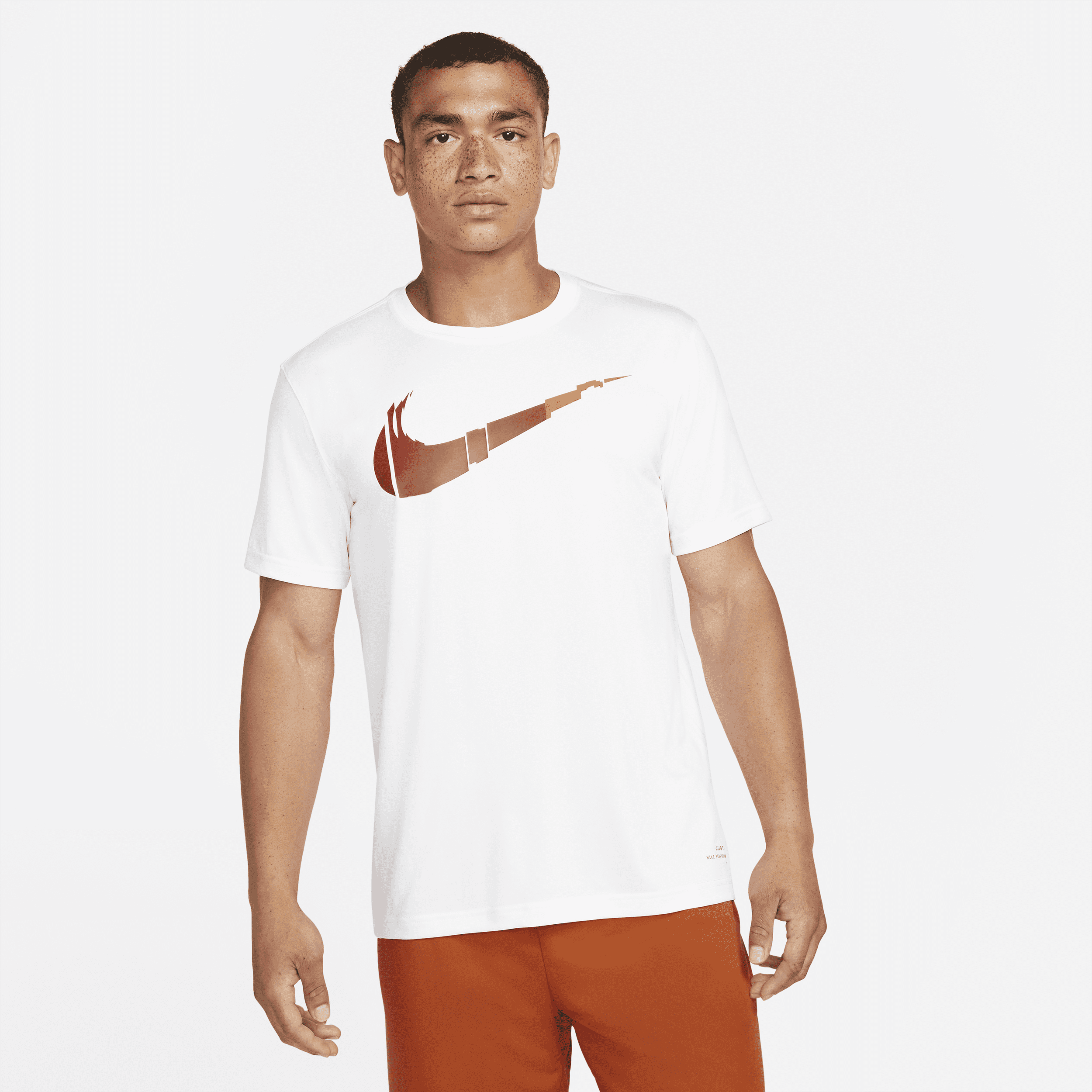 T-shirt da training Nike Dri-FIT - Uomo - Bianco