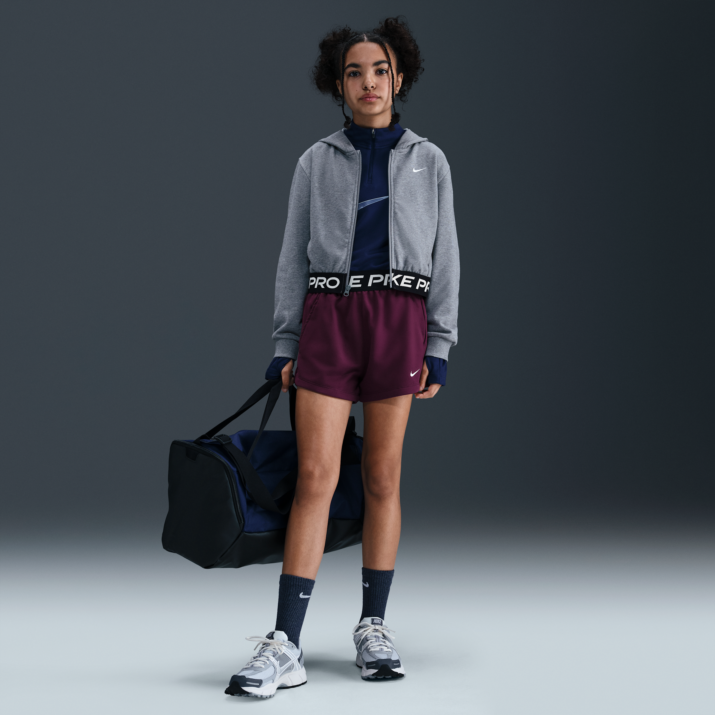 Shorts Dri-FIT Nike Pro Fleece – Ragazza - Rosso