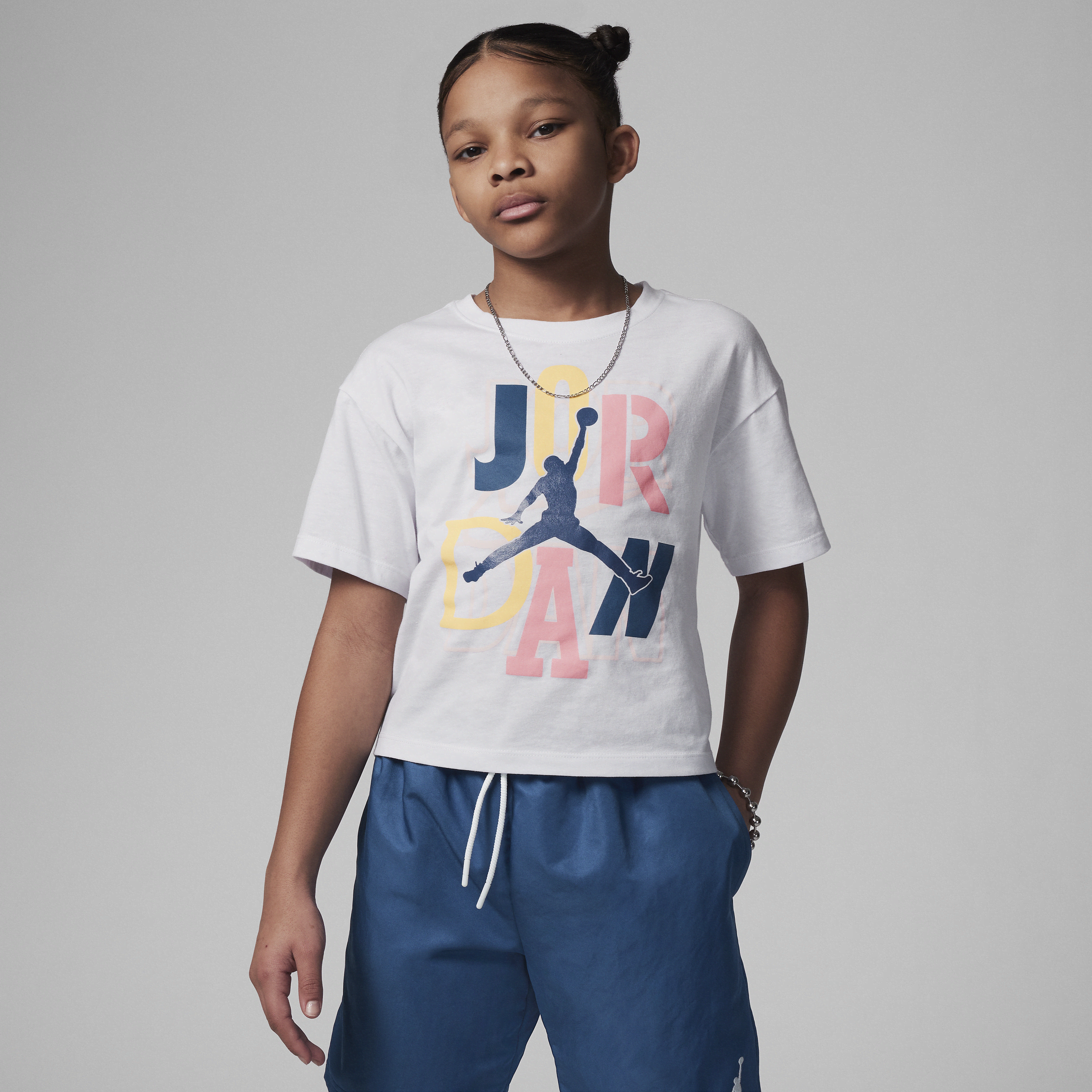 Nike T-shirt Jordan Outside the Lines Tee – Ragazzo/a - Bianco