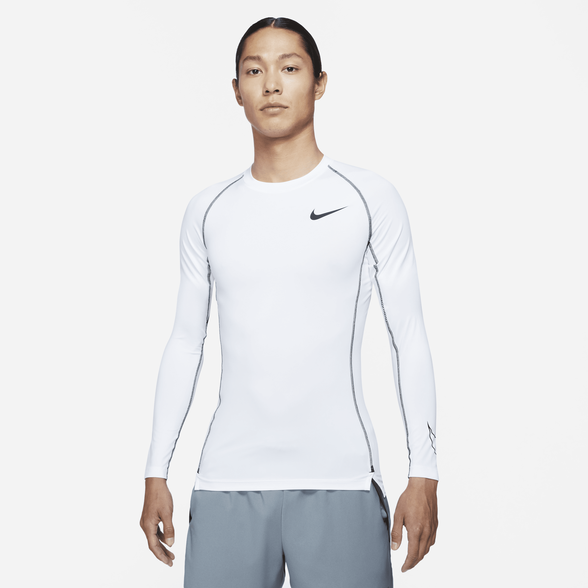 【ナイキ(NIKE)公式ストア】ナイキ プロ Dri-FIT メンズ タイト フィット ロングスリーブ トップ DD1991-100 ホワイト 【ナイキ(NIKE)公式ストア】ナイキ プロ Dri-FIT メンズ タイト フィット ロングスリーブ トップ DD1991-100 ホワイト