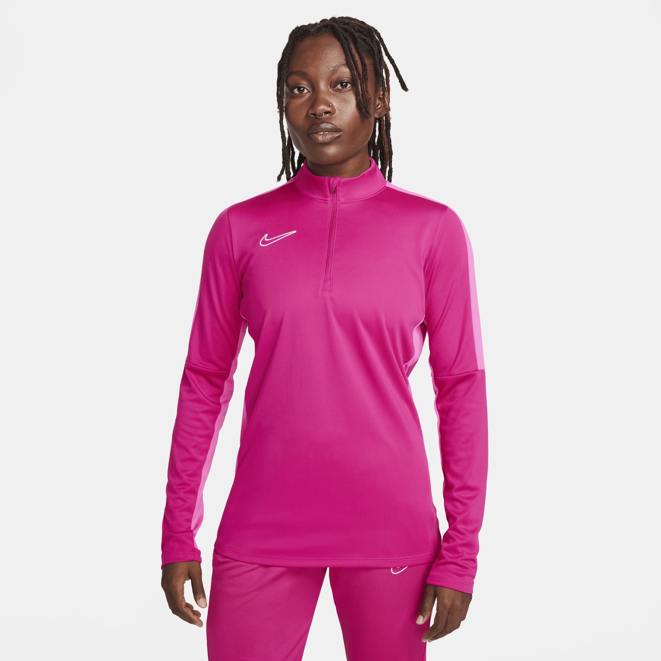 Nike Dri-FIT Academy-fodboldtræningstop til kvinder - Pink