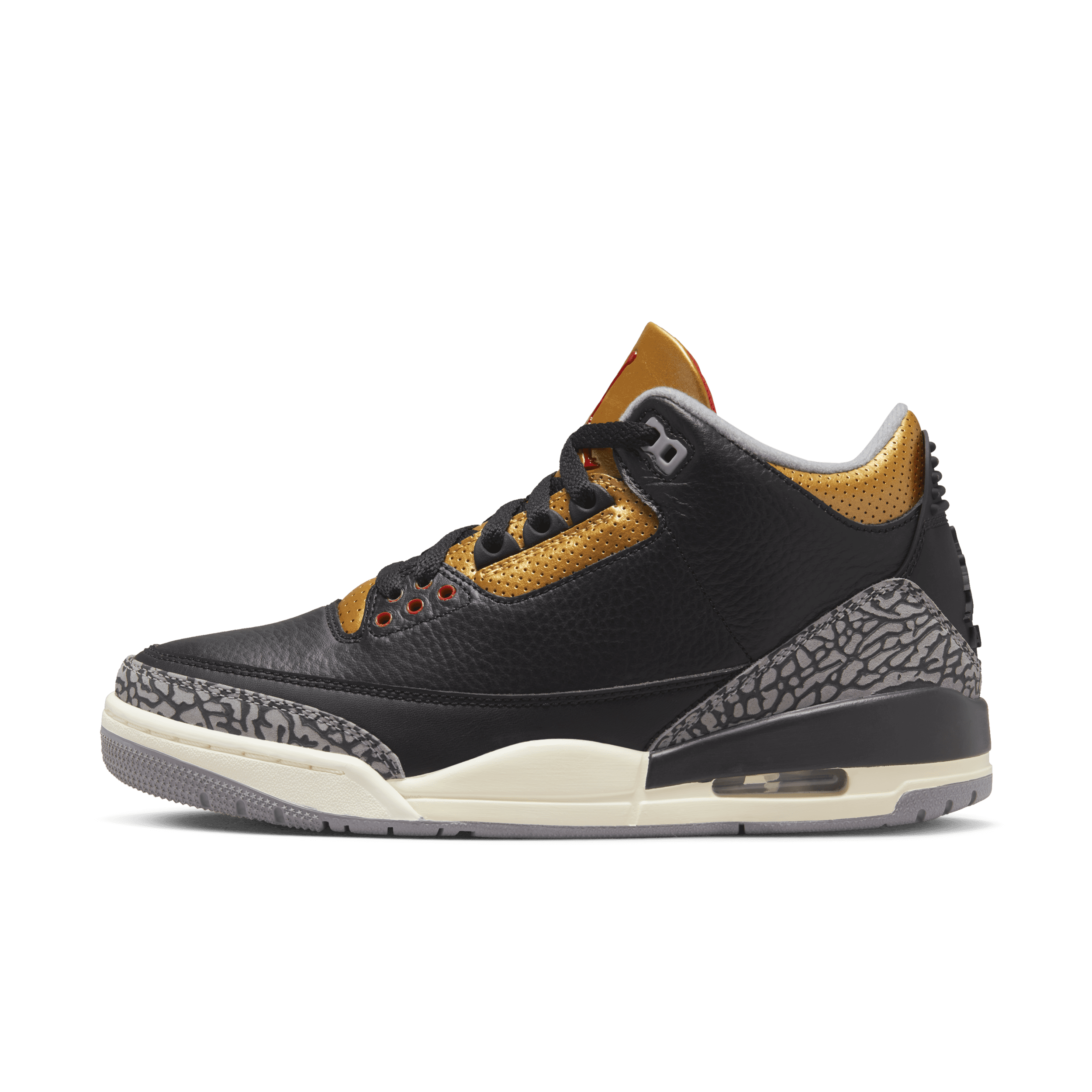 Air Jordan 3 Retro-sko til kvinder - sort