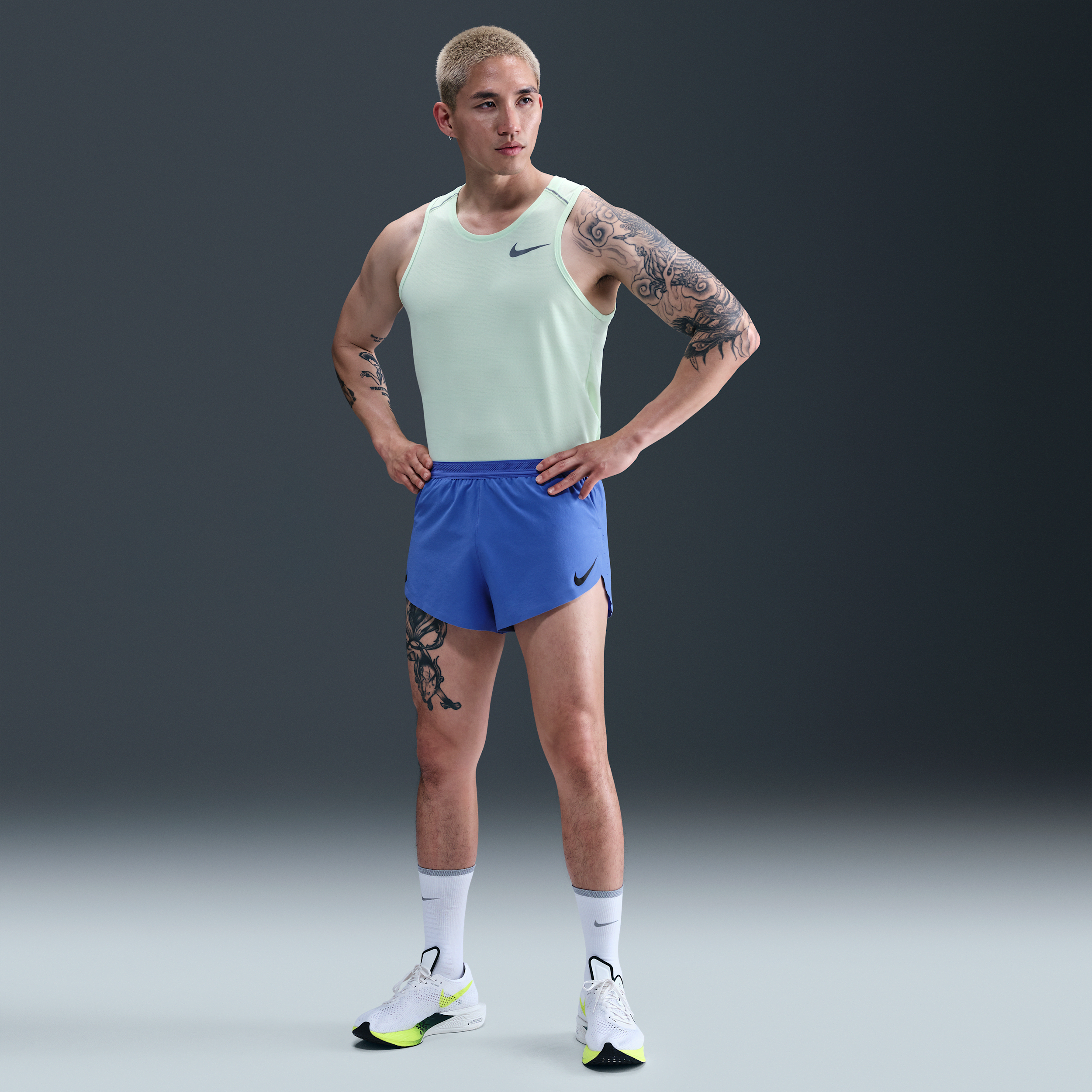 【ナイキ(NIKE)公式ストア】ナイキ エアロスイフト メンズ Dri-FIT ADV 5cm ランニングショートパンツ (インナー付き) FN3350-411 ブルー 【ナイキ(NIKE)公式ストア】ナイキ エアロスイフト メンズ Dri-FIT ADV 5cm ランニングショートパンツ (インナー付き) FN3350-411 ブルー