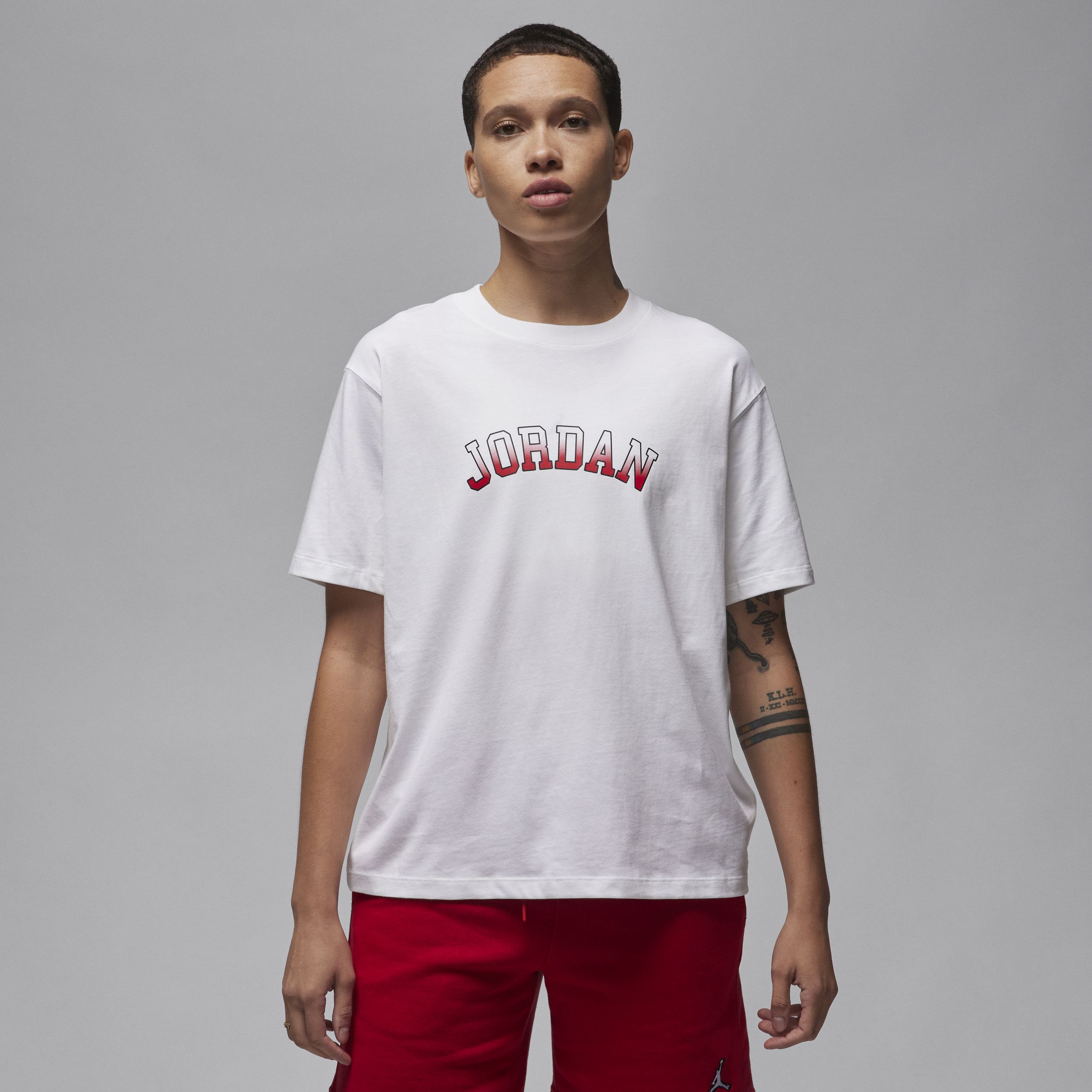 Nike T-shirt con grafica Jordan – Donna - Bianco