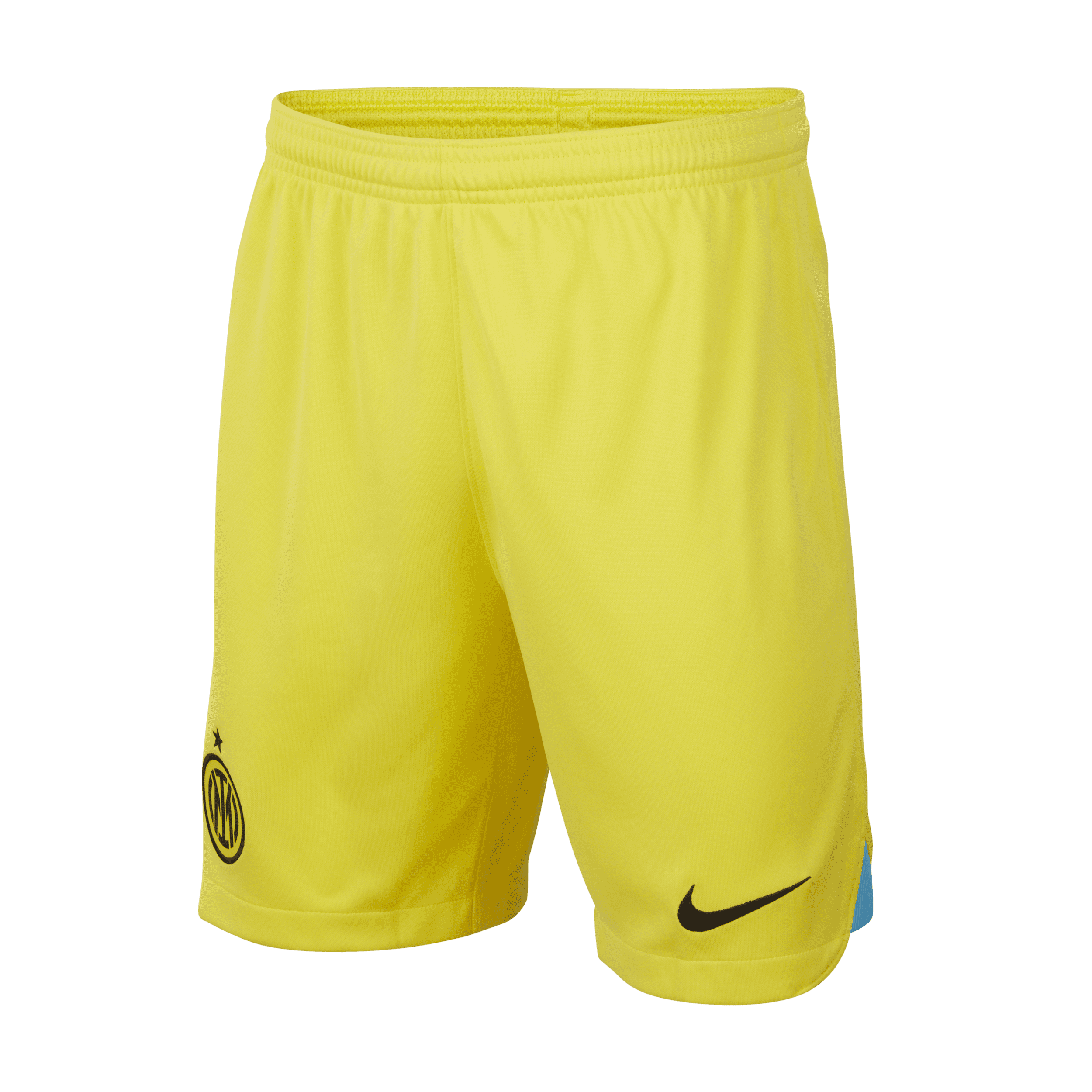 Inter Milan 2022/23 Stadium Third Nike Dri-FIT-fodboldshorts til større børn - gul
