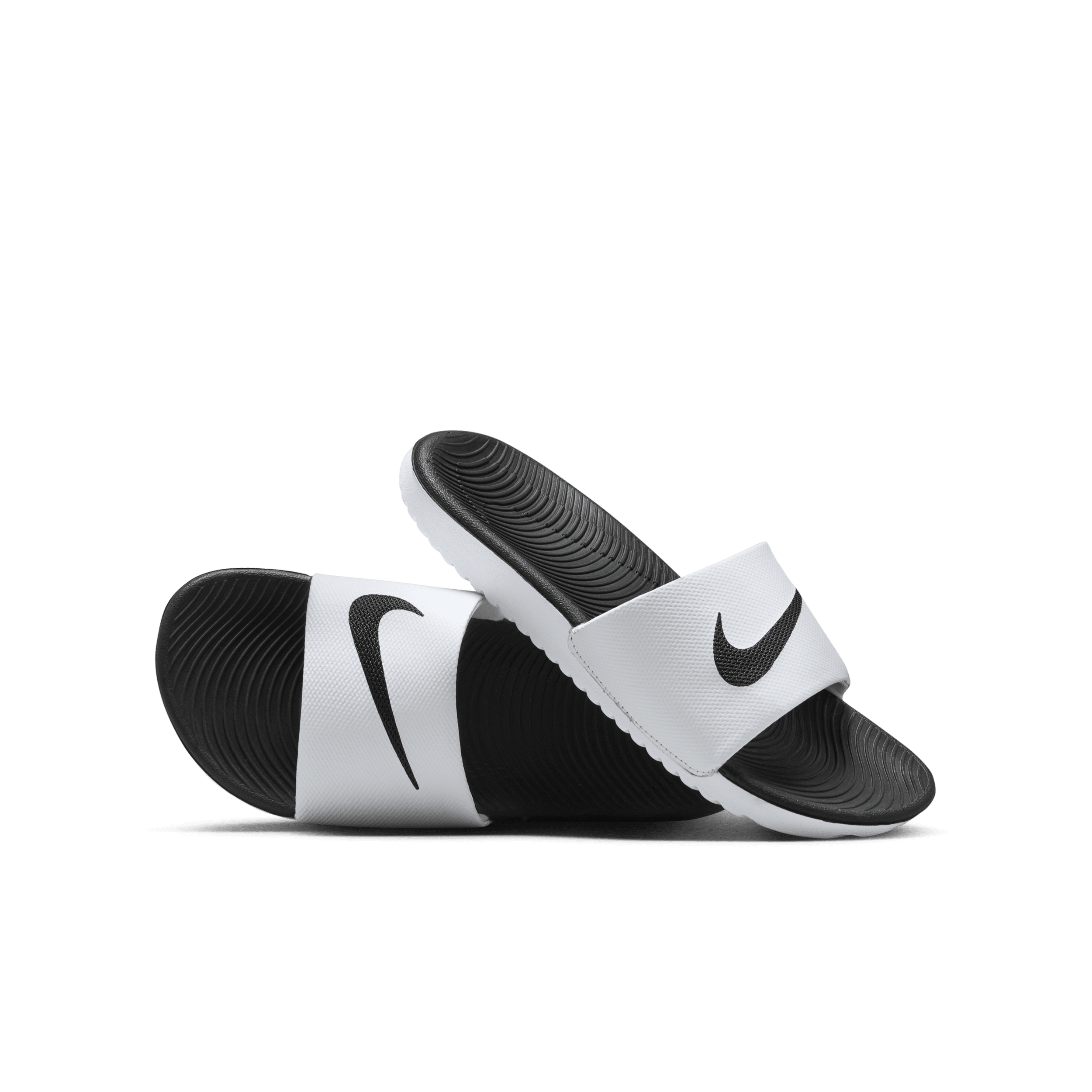 Nike Kawa-badesandal til små/store børn - hvid