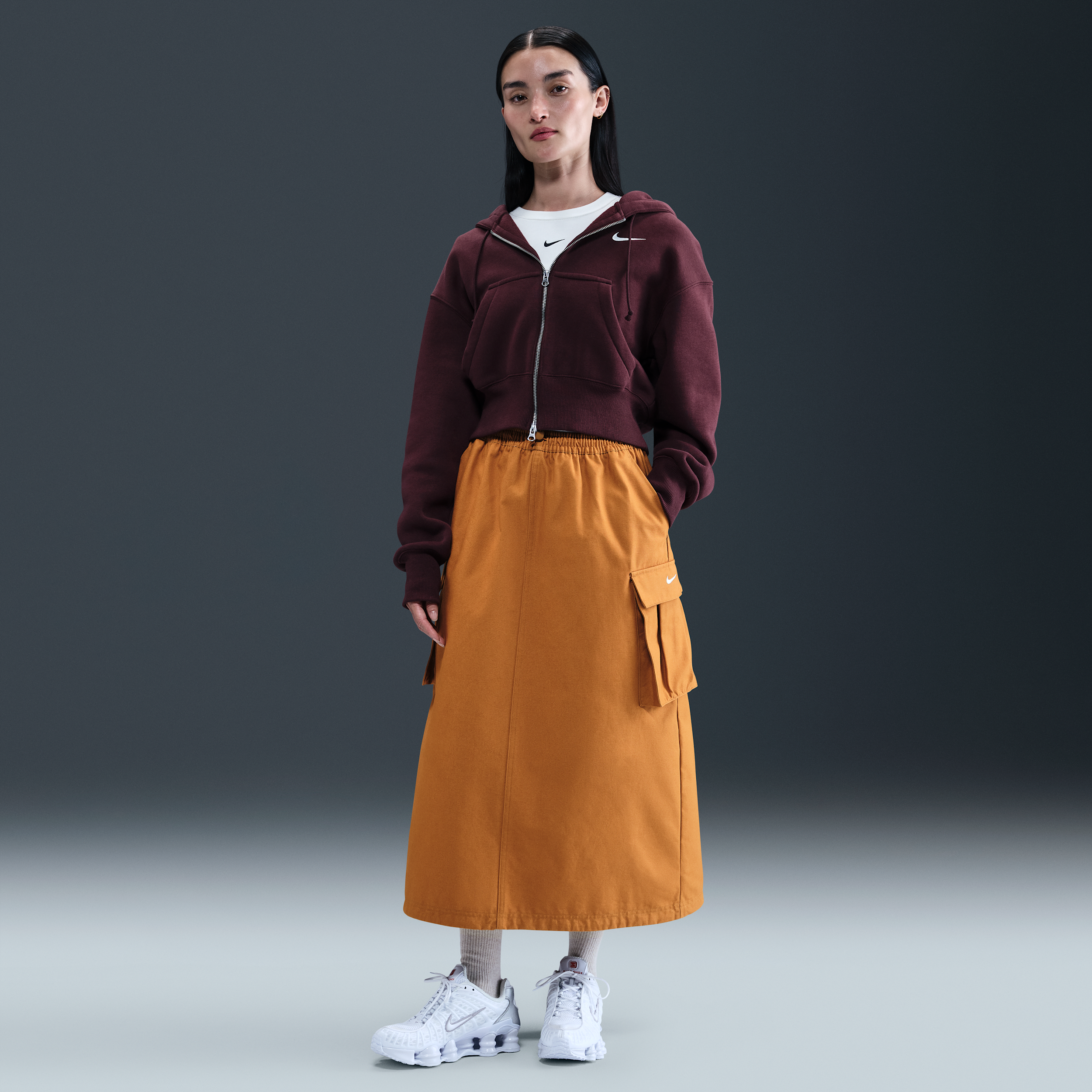 【ナイキ(NIKE)公式ストア】ナイキ スポーツウェア ウィメンズ ルーズ カーゴ スカート HV2497-754 ブラウン 【ナイキ(NIKE)公式ストア】ナイキ スポーツウェア ウィメンズ ルーズ カーゴ スカート HV2497-754 ブラウン