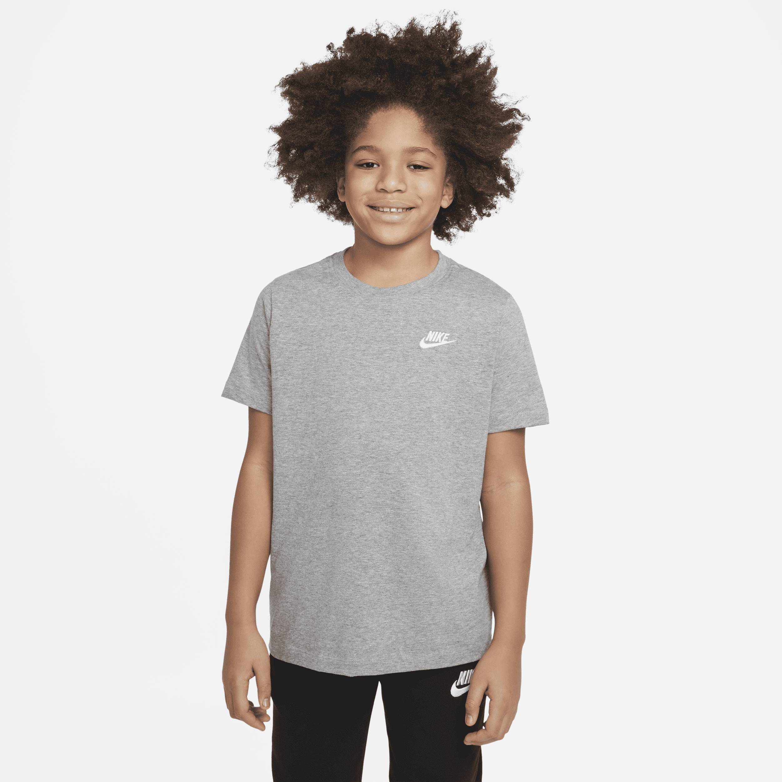 Nike Sportswear-T-shirt til større børn - grå