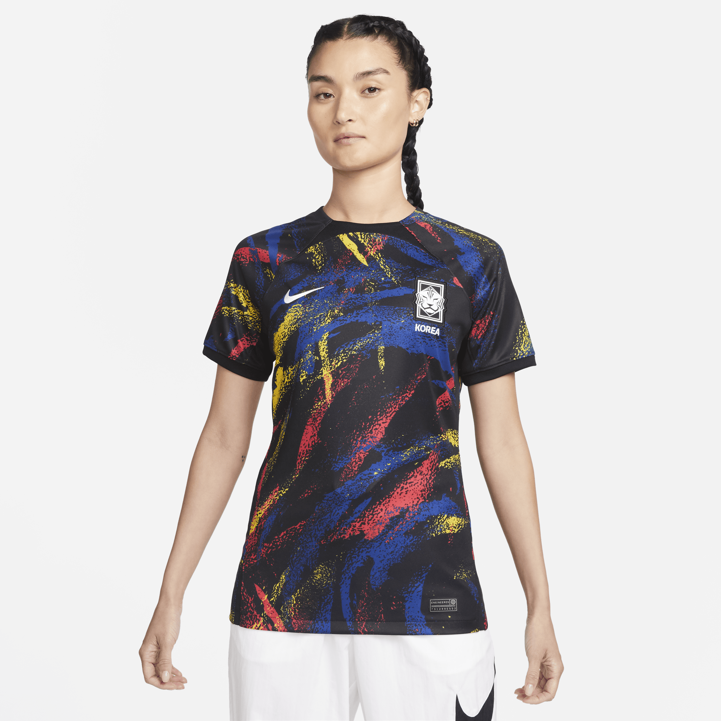 Segunda equipación Stadium Corea 2022/23 Camiseta de fútbol Nike Dri-FIT - Mujer - Negro