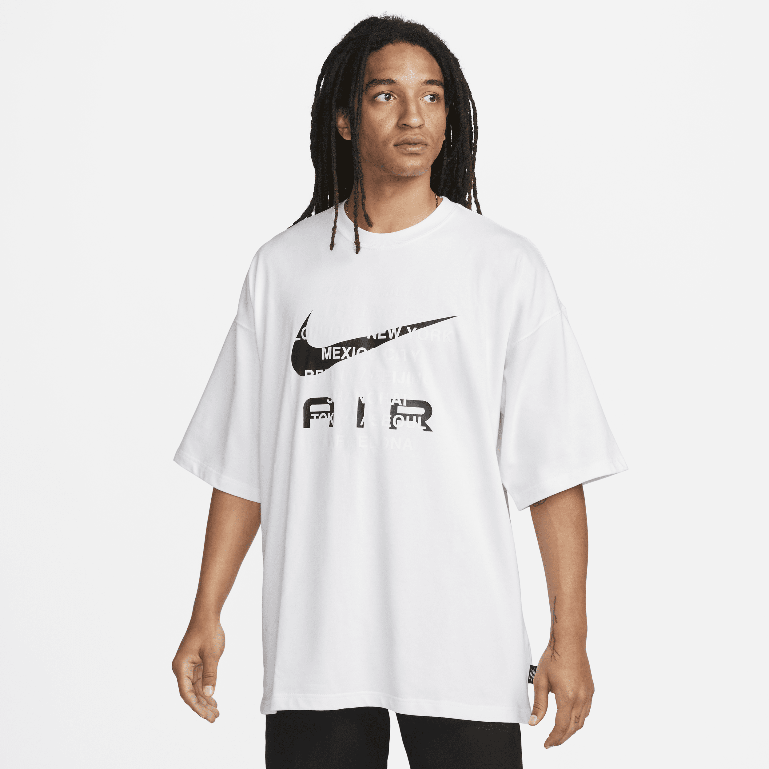 Nike Sportswear-T-shirt til mænd - hvid