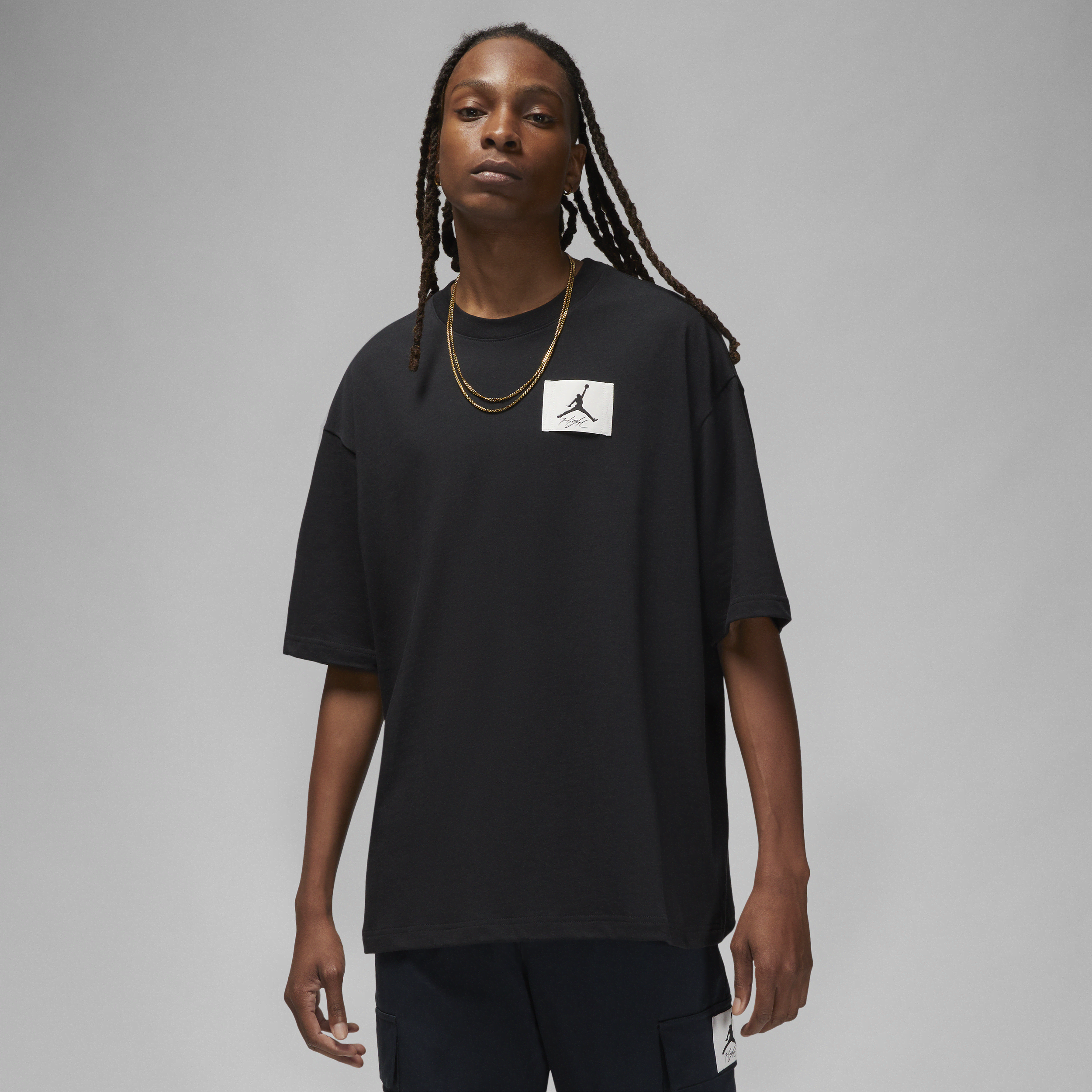 Nike Overdimensioneret Jordan Flight Essentials-T-shirt til mænd - sort