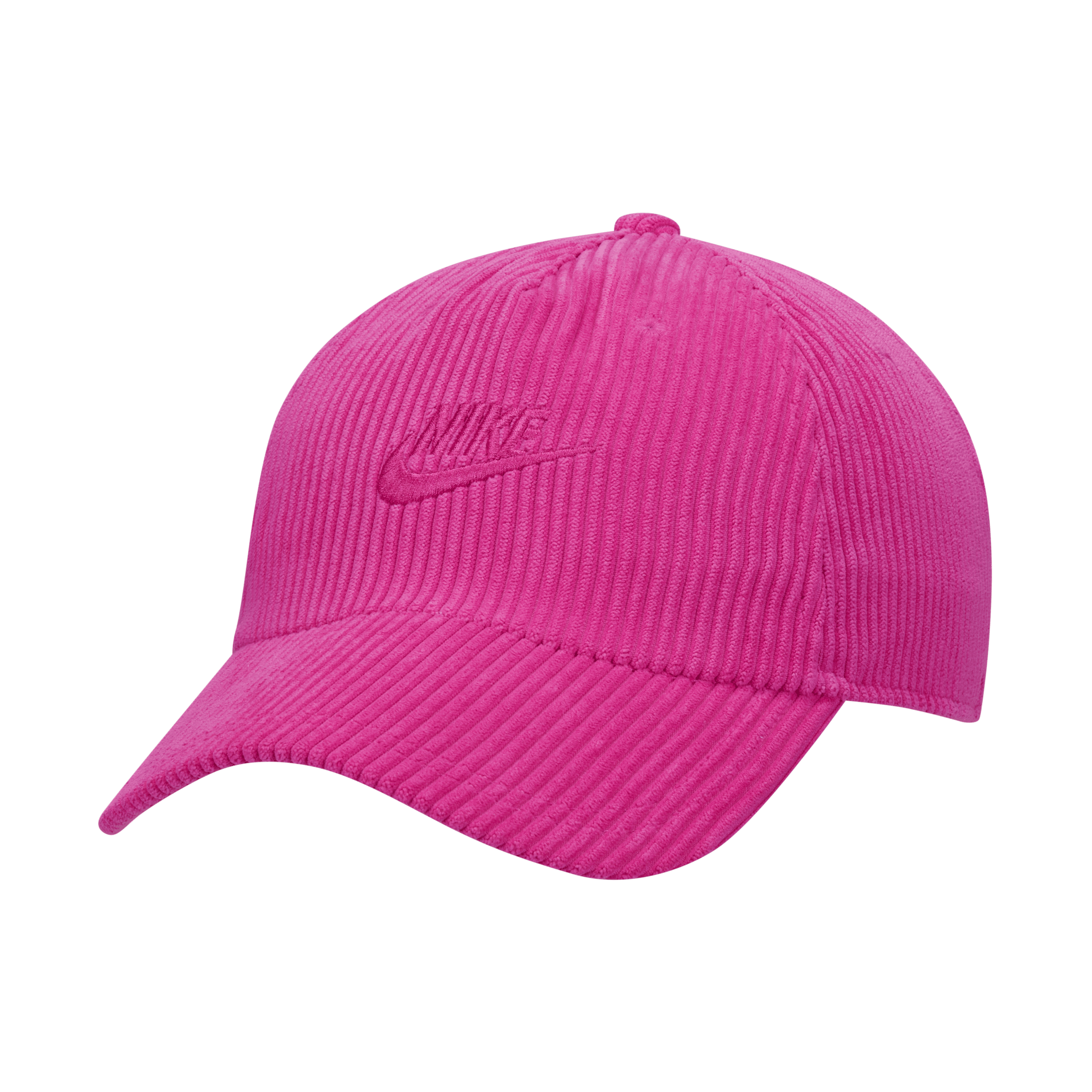 Cappello non strutturato in velluto a coste Nike Club Cap - Rosa