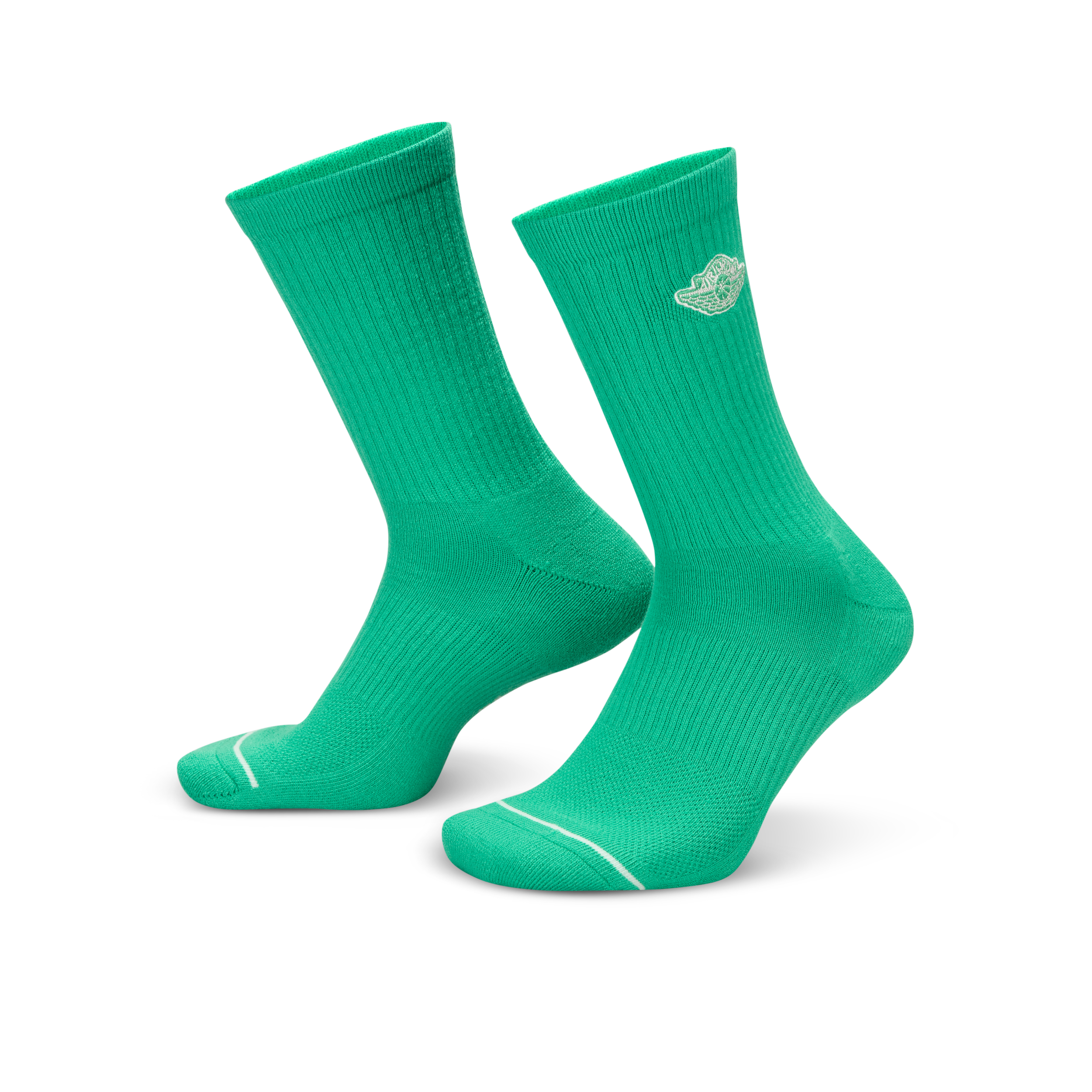 【ナイキ(NIKE)公式ストア】ジョーダン エブリデイ クッションド クルー ソックス (1足) IF1616-324 グリーン 【ナイキ(NIKE)公式ストア】ジョーダン エブリデイ クッションド クルー ソックス (1足) IF1616-324 グリーン