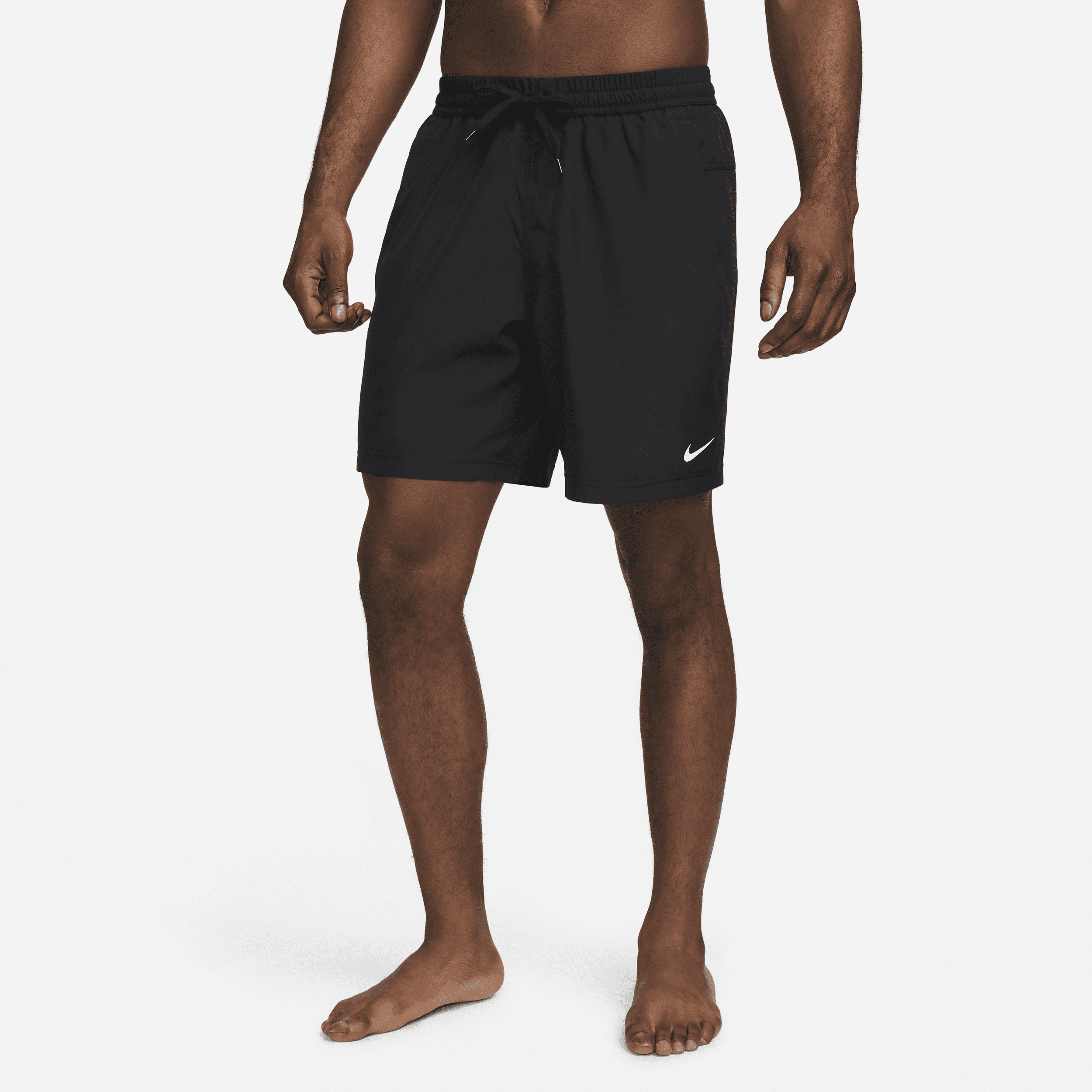 Nike Form Dri-FIT multifunctionele herenshorts zonder binnenbroek (18 cm) - Zwart