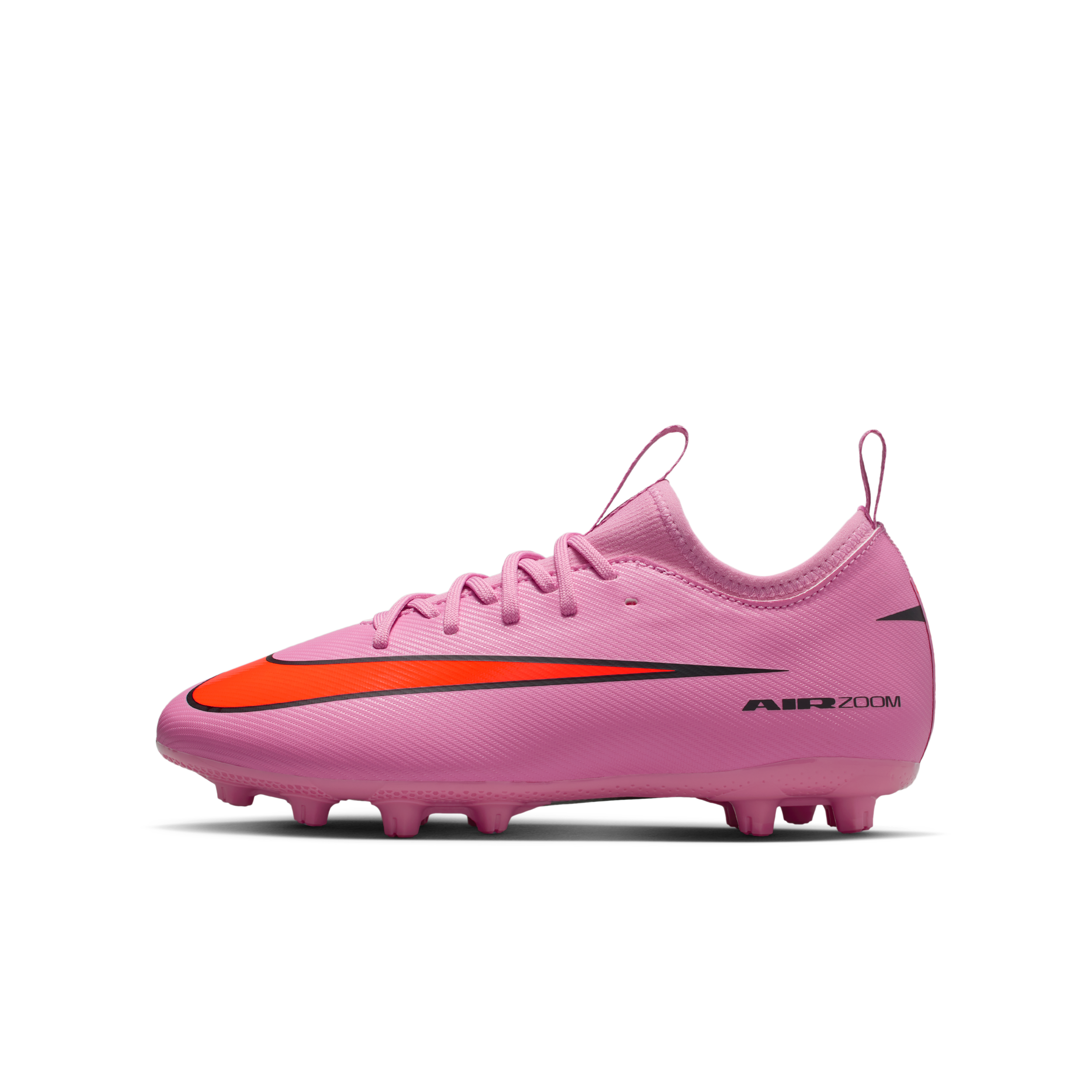 【ナイキ(NIKE)公式ストア】ナイキ ジュニア マーキュリアル ヴェイパー 16 アカデミー キッズ HG ローカット サッカースパイク FQ8407-600 ピンク 【ナイキ(NIKE)公式ストア】ナイキ ジュニア マーキュリアル ヴェイパー 16 アカデミー キッズ HG ローカット サッカースパイク FQ8407-600 ピンク