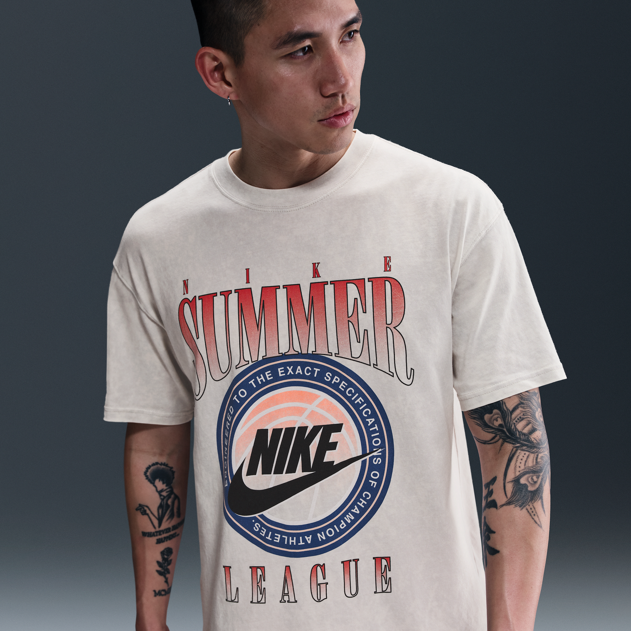 【ナイキ(NIKE)公式ストア】ナイキ メンズ マックス90 バスケットボール Tシャツ HJ3435-025 グレー 【ナイキ(NIKE)公式ストア】ナイキ メンズ マックス90 バスケットボール Tシャツ HJ3435-025 グレー