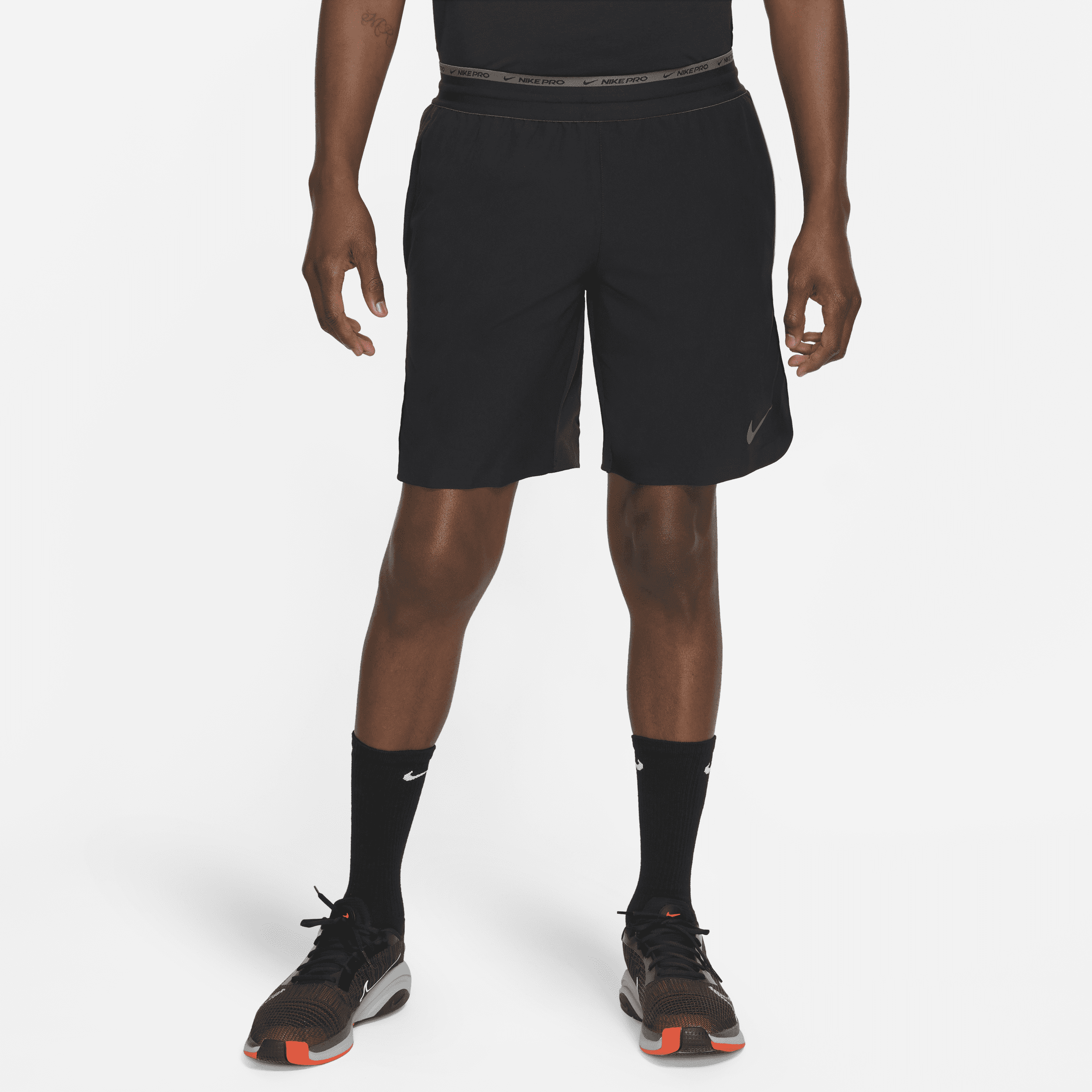 Nike Dri-FIT Flex Rep Pro Collection Pantalón corto de entrenamiento sin forro de 20 cm - Hombre - Negro