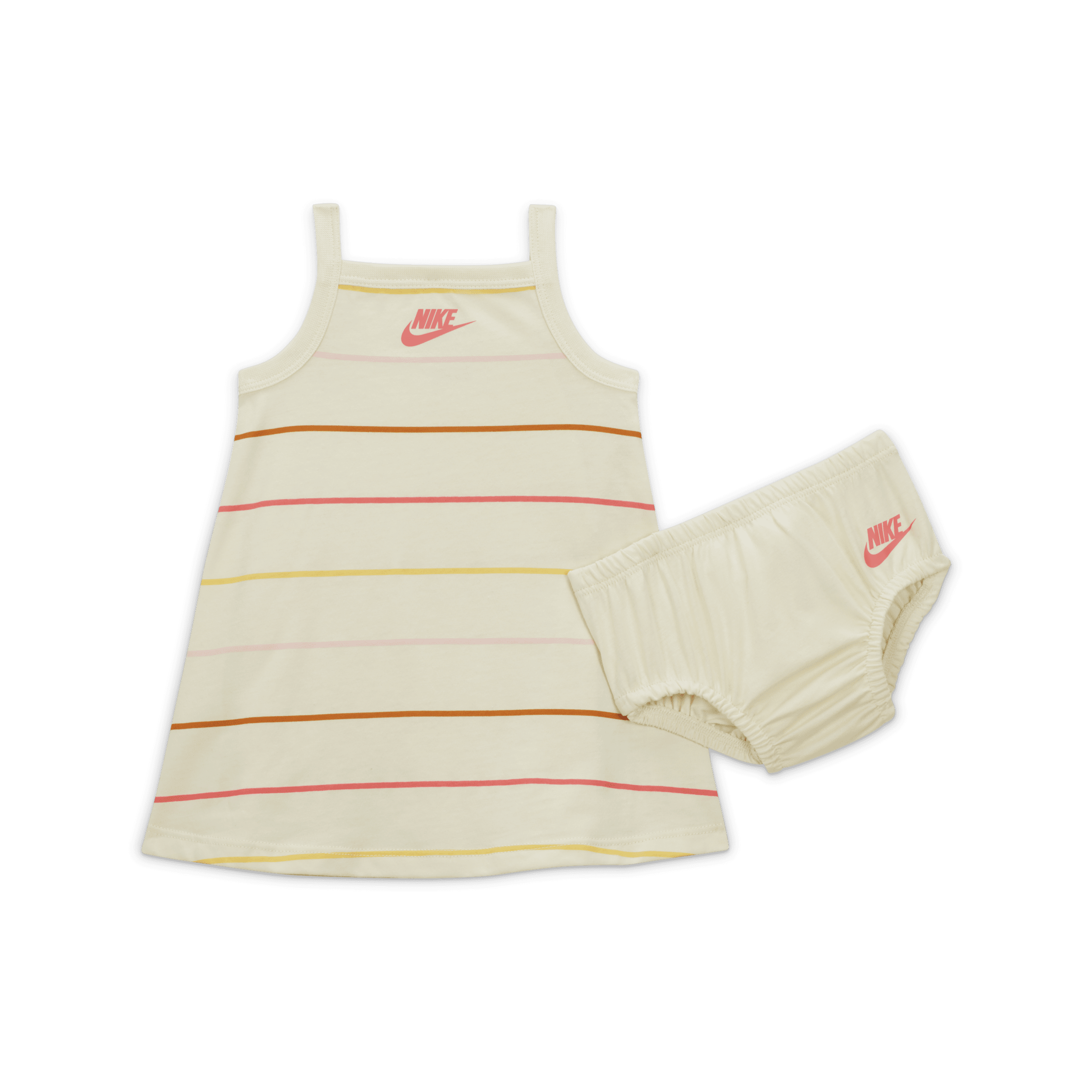 Nike 'Let's Roll' Dress Jurkje voor baby's - Wit