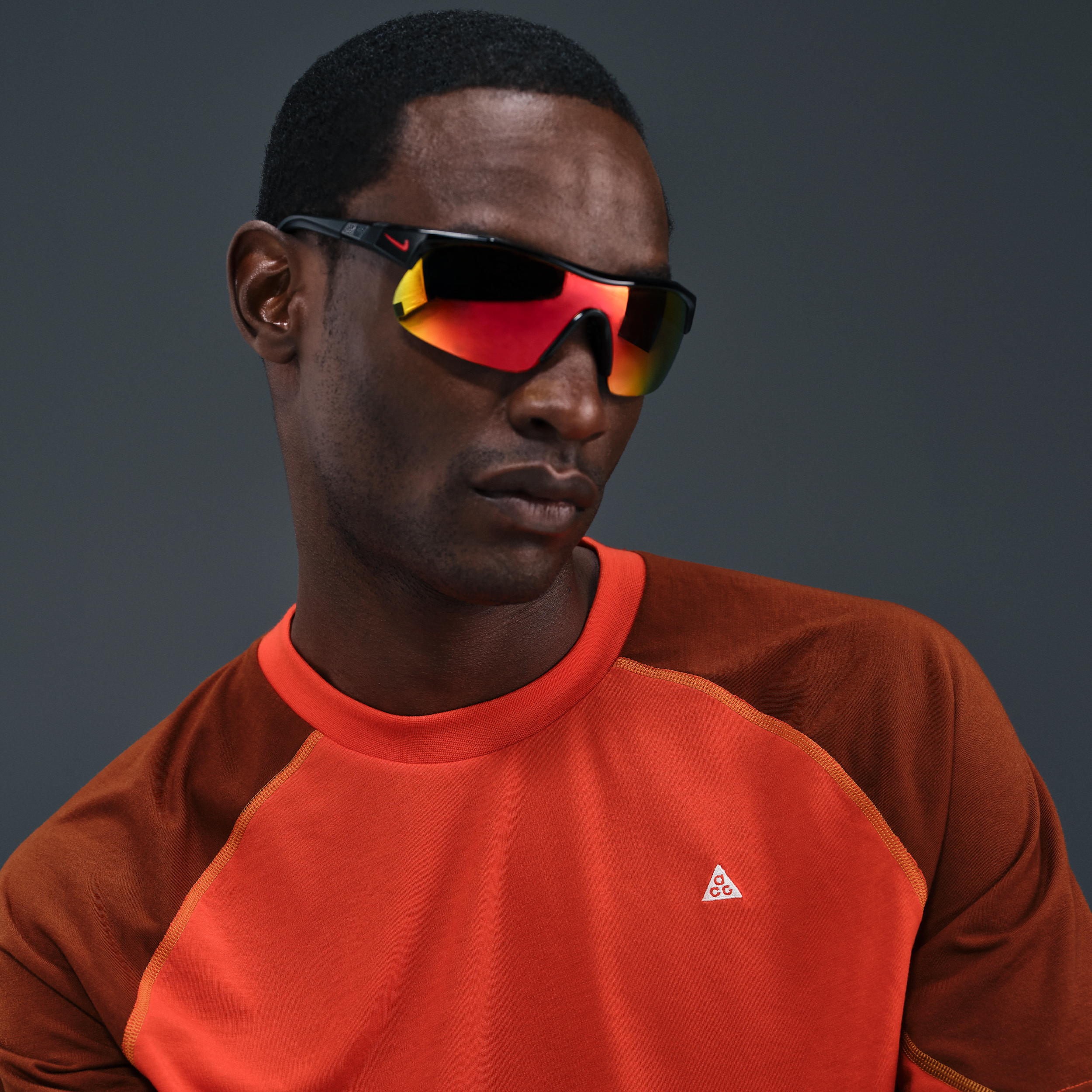 ナイキACG Goat Rocks Dri-FIT ADV UV セットアップ Nike ACG 'Goat Rocks' Men's Dri-FIT ADV UV Short-Sleeve Top - Red