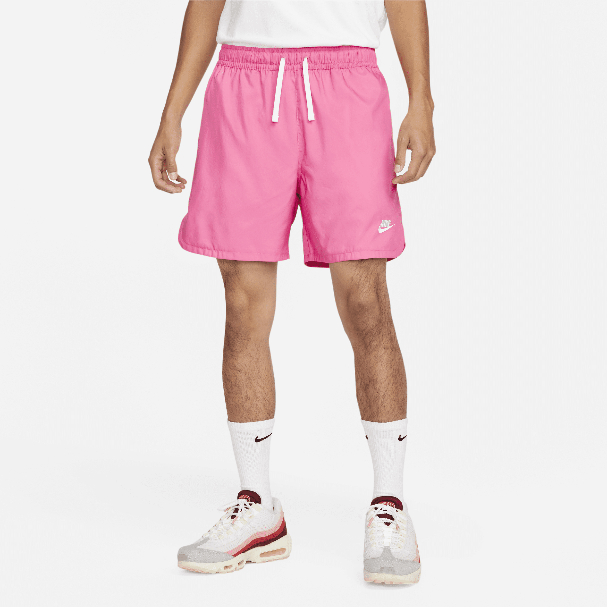 Nike woven outlet shorts pink