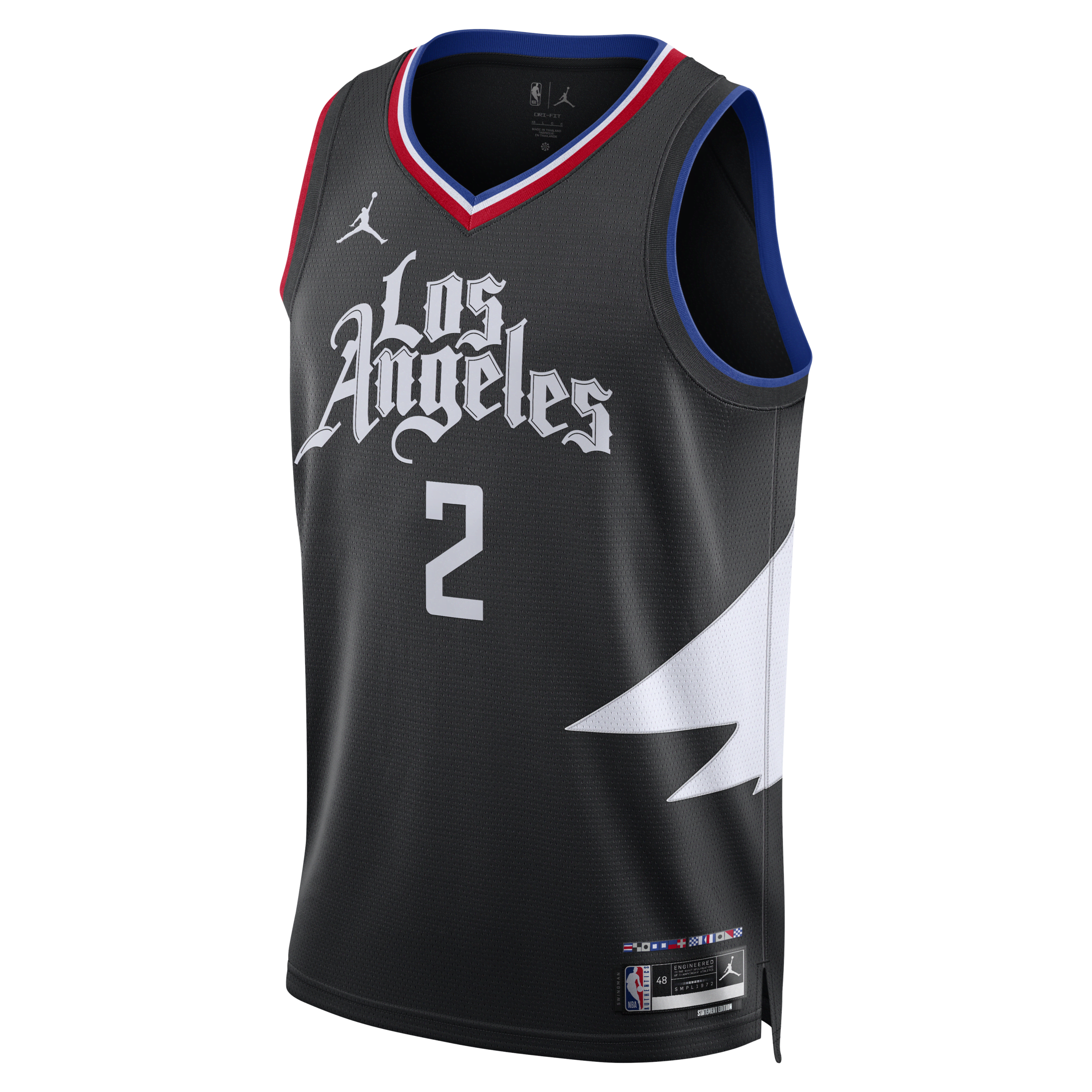 Nike Los Angeles Clippers Statement Edition Jordan Swingman Dri-FIT NBA-jersey voor heren - Zwart