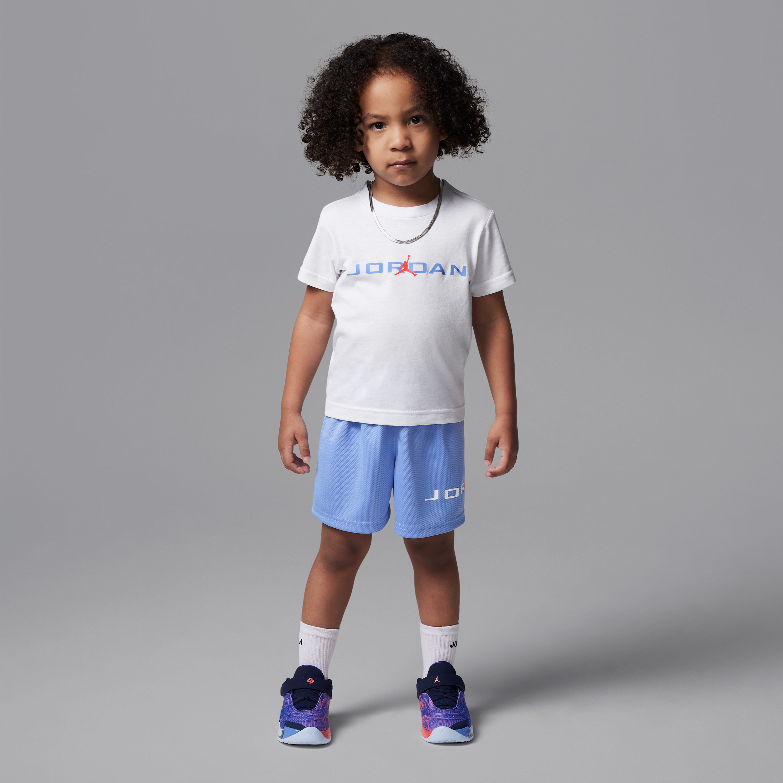 【ナイキ(NIKE)公式ストア】ジョーダン ベビー ベースライン ツーピース メッシュ ショートパンツ セットアップ IB9311-494 ブルー 【ナイキ(NIKE)公式ストア】ジョーダン ベビー ベースライン ツーピース メッシュ ショートパンツ セットアップ IB9311-494 ブルー