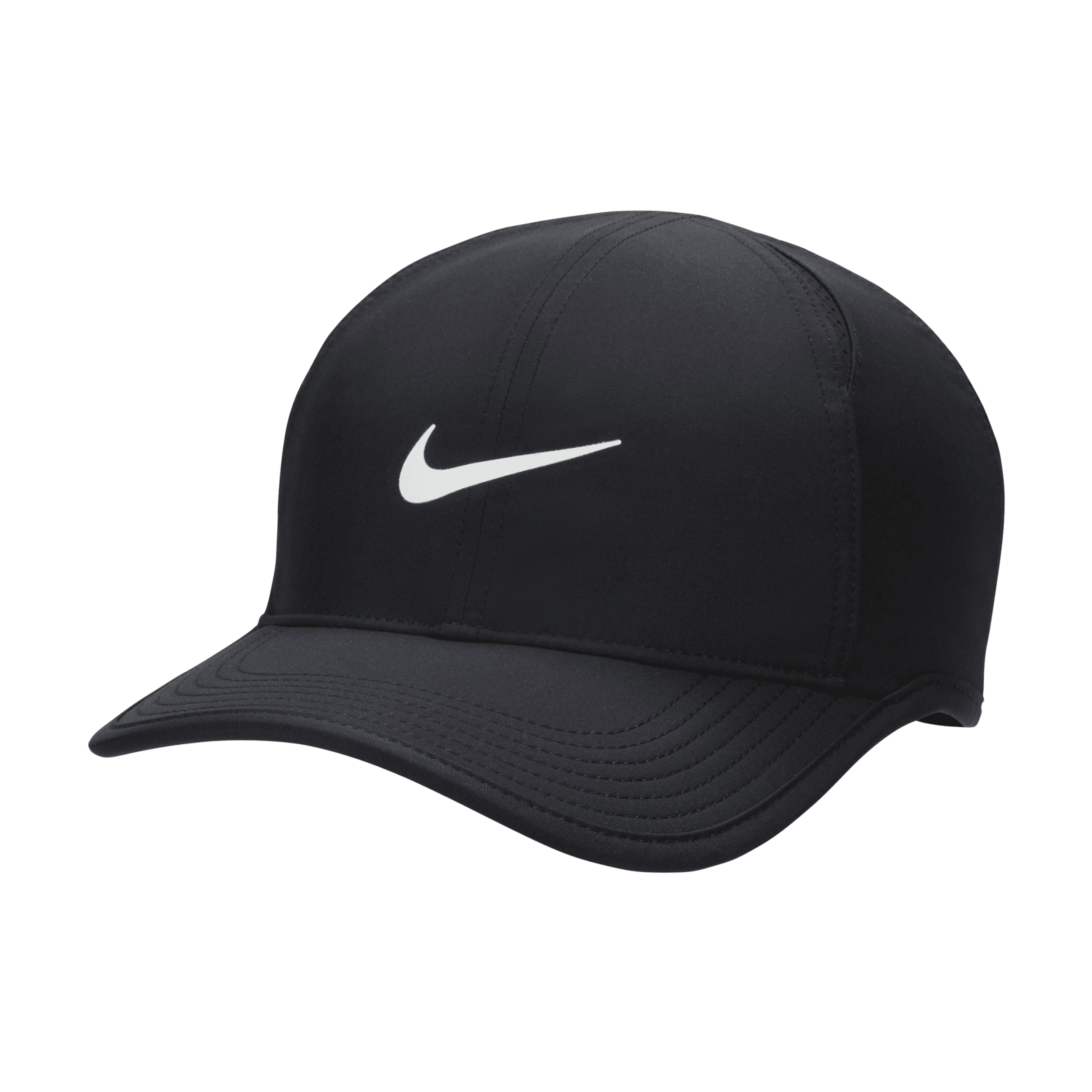 Nike Dri-FIT Club-Featherlight-kasket uden struktur - sort