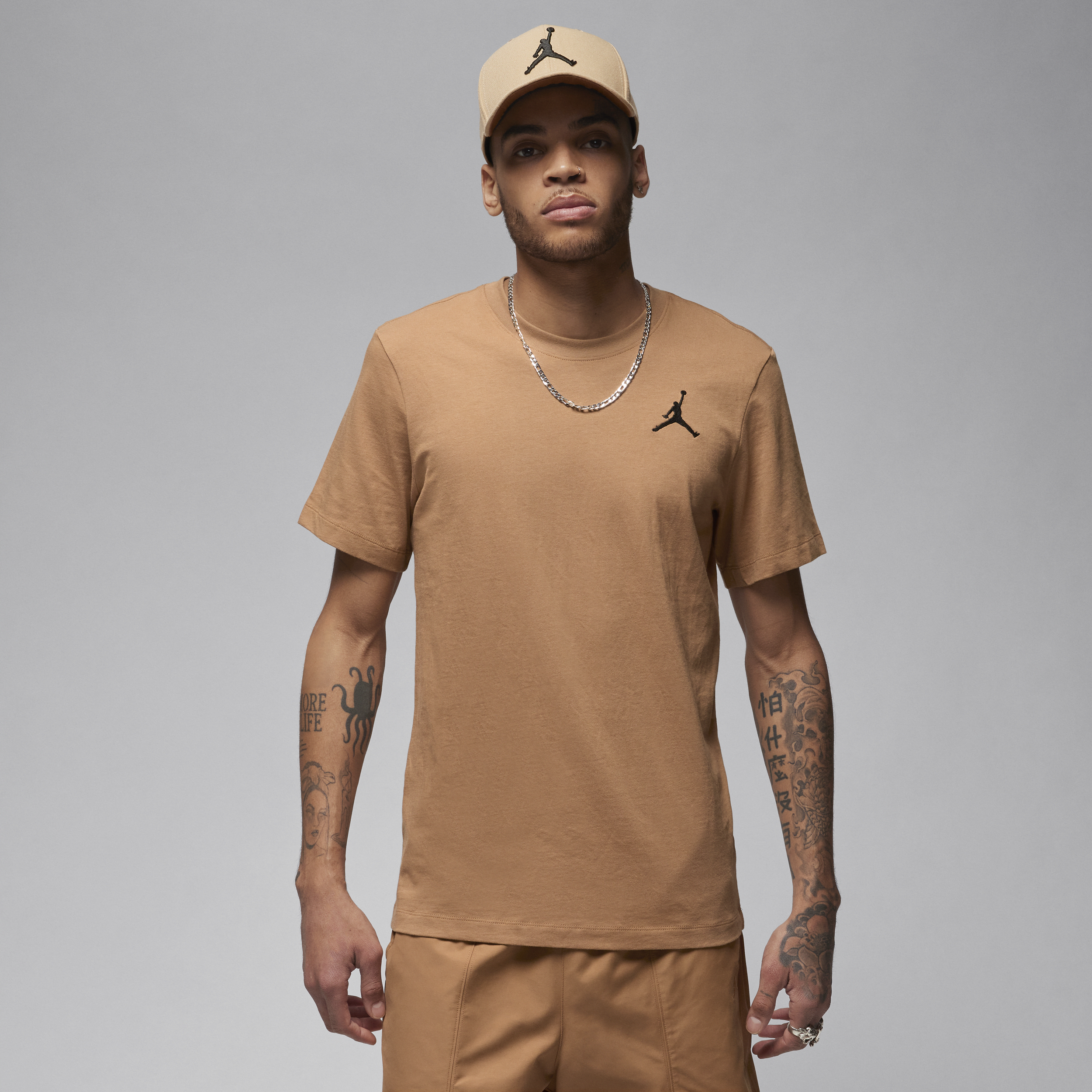 Nike Kortærmet Jordan Jumpman-T-shirt til mænd - brun