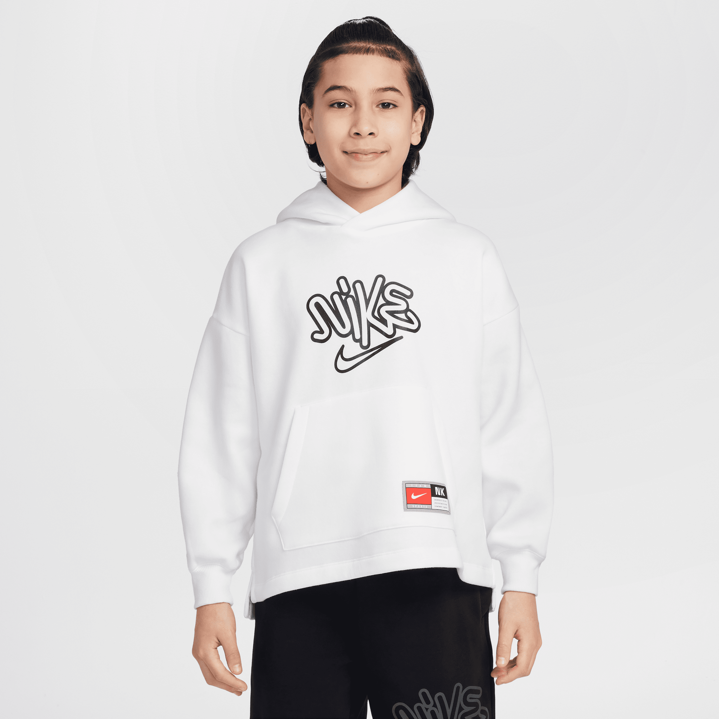 【ナイキ(NIKE)公式ストア】ナイキ カルチャー オブ バスケットボール ジュニア フリース プルオーバー バスケットボールパーカー HF8158-100 ホワイト 【ナイキ(NIKE)公式ストア】ナイキ カルチャー オブ バスケットボール ジュニア フリース プルオーバー バスケットボールパーカー HF8158-100 ホワイト