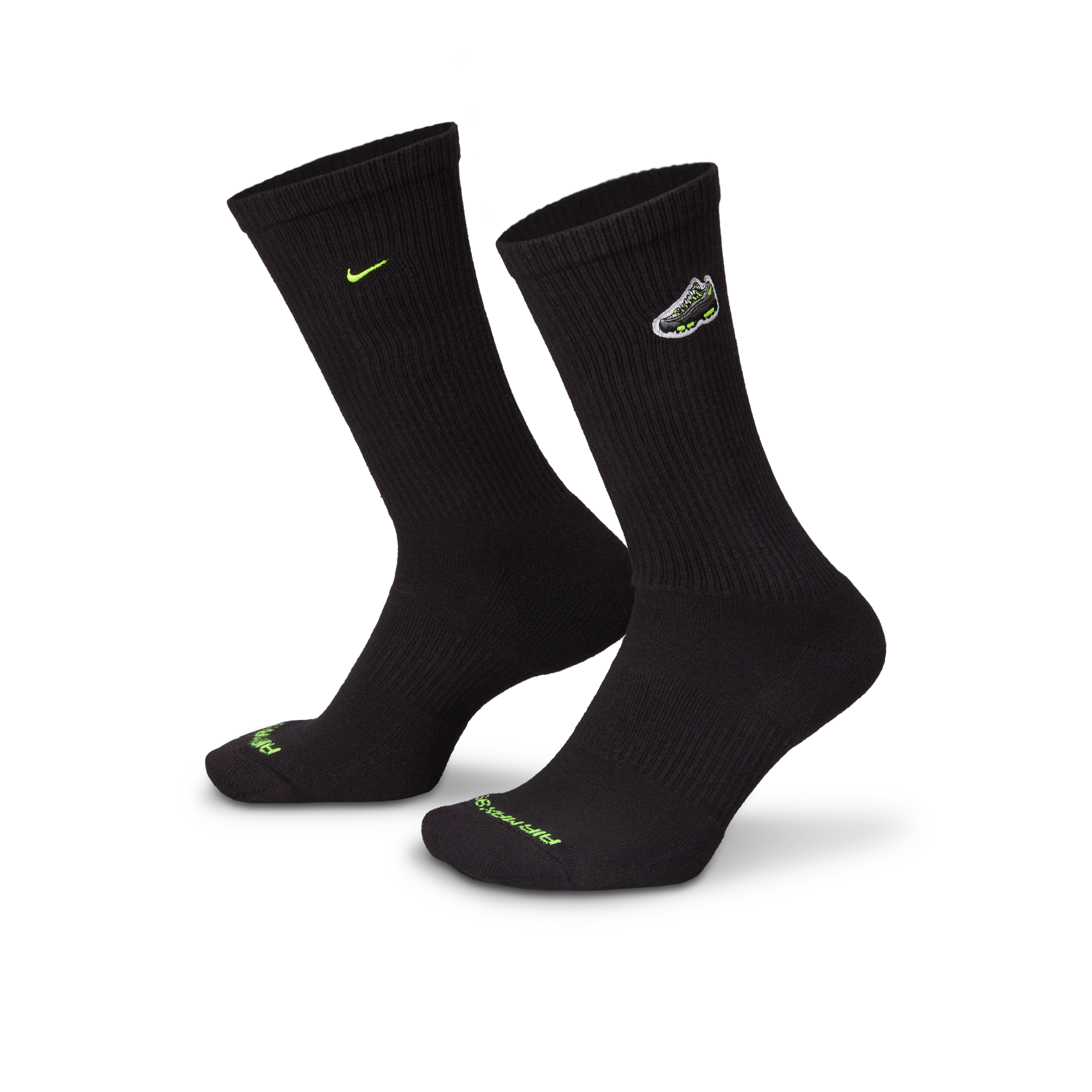 Calze di media lunghezza Nike Everyday Cushioned (1 paio) - Nero