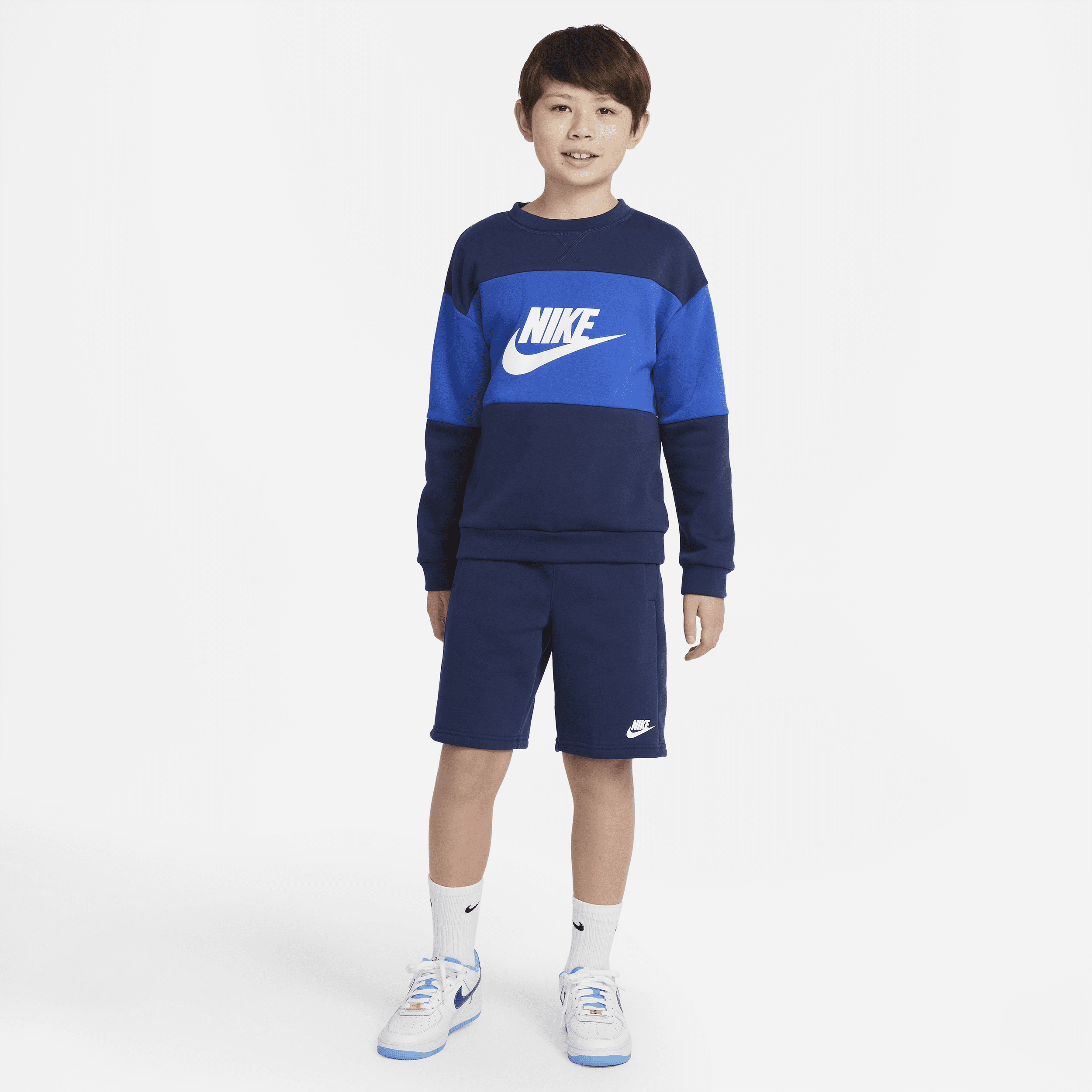 【ナイキ(NIKE)公式ストア】ナイキ スポーツウェア ジュニア フレンチ テリー トラックスーツ DO6789-410 ブルー 【ナイキ(NIKE)公式ストア】ナイキ スポーツウェア ジュニア フレンチ テリー トラックスーツ DO6789-410 ブルー